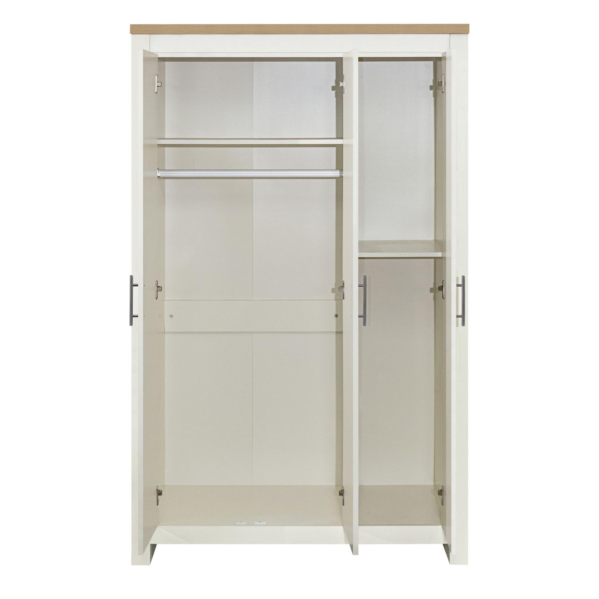 Highgate Wardrobe - 3 Door - Cream Painted