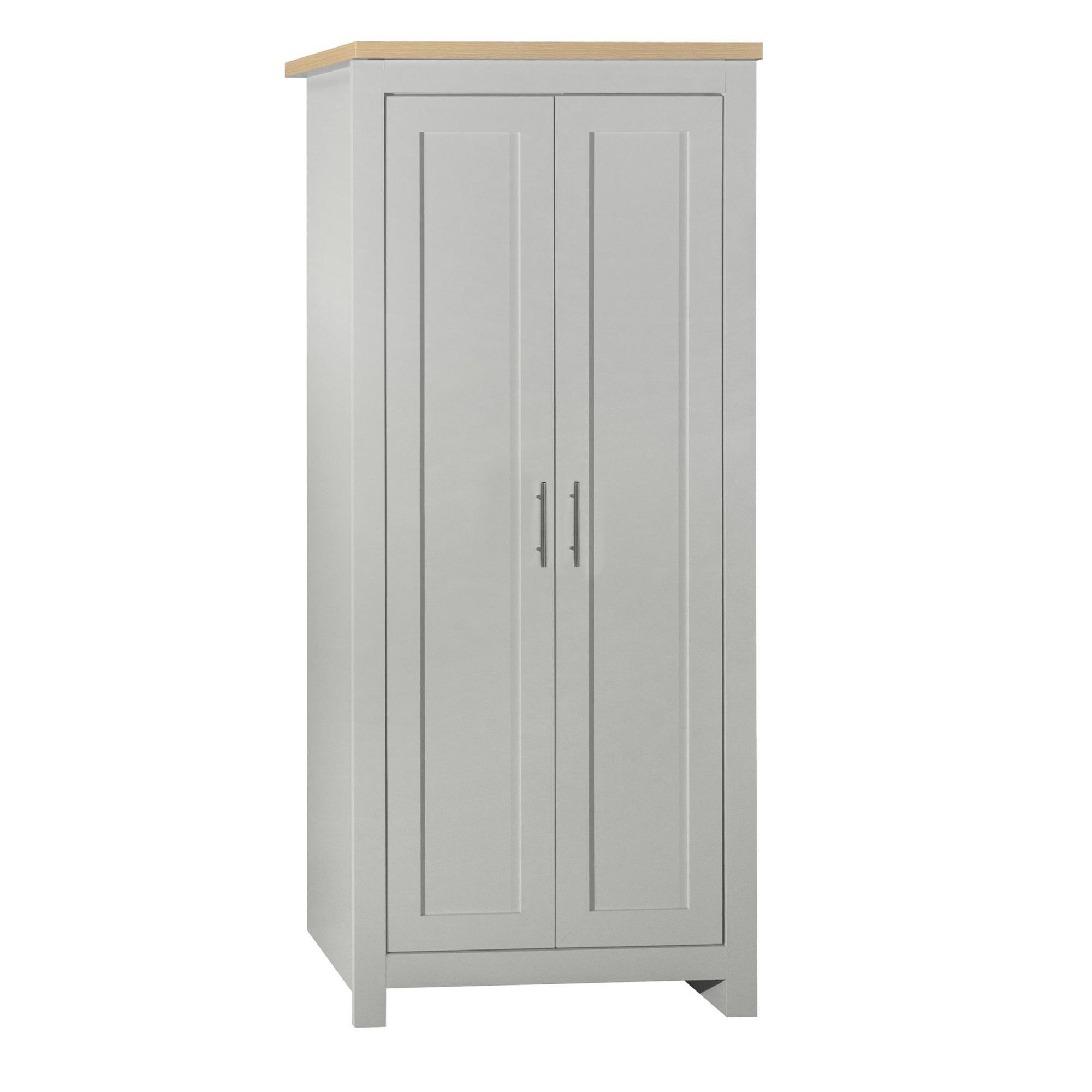 Highgate Wardrobe - 2 Door - Grey Painted