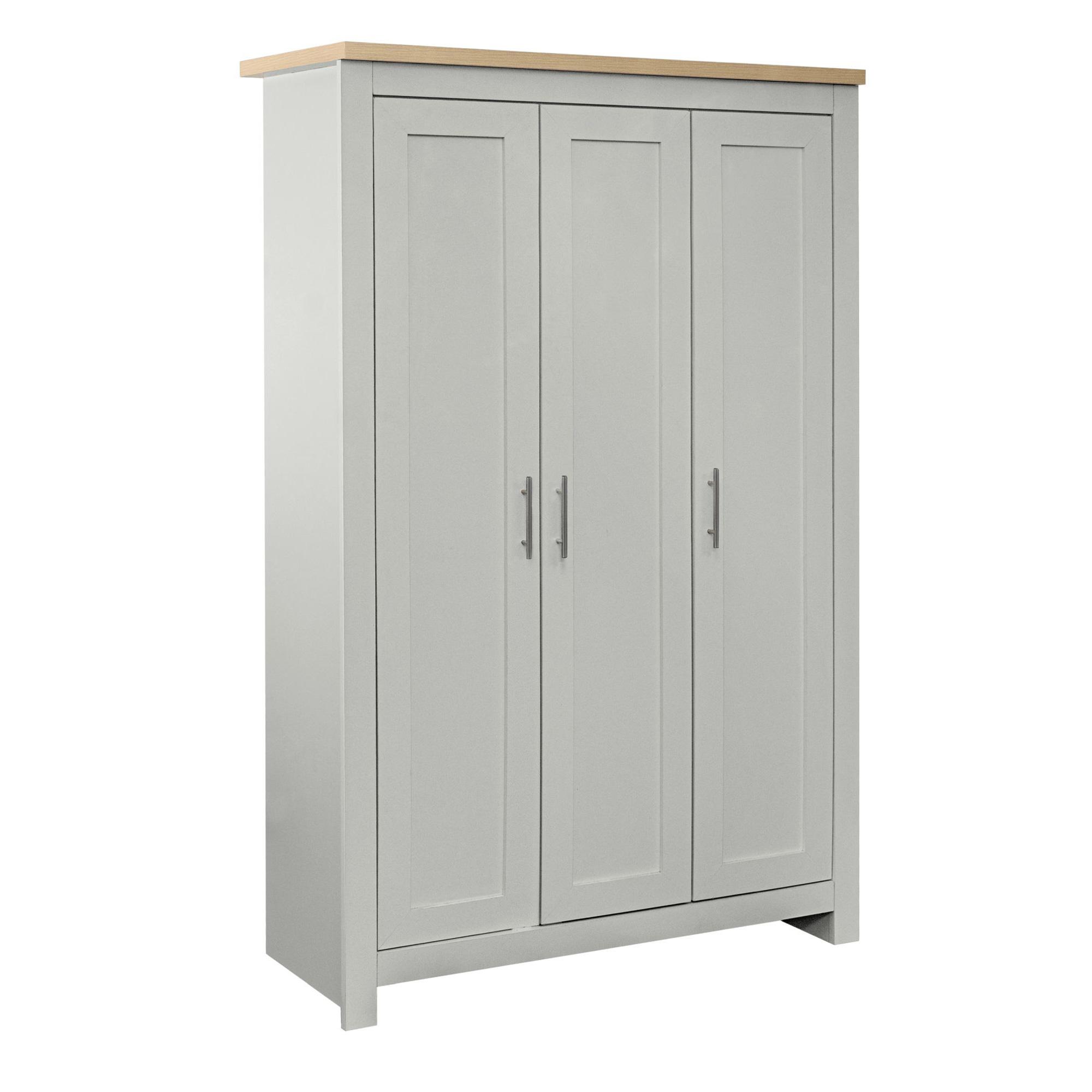 Highgate Wardrobe - 3 Door - Grey Painted