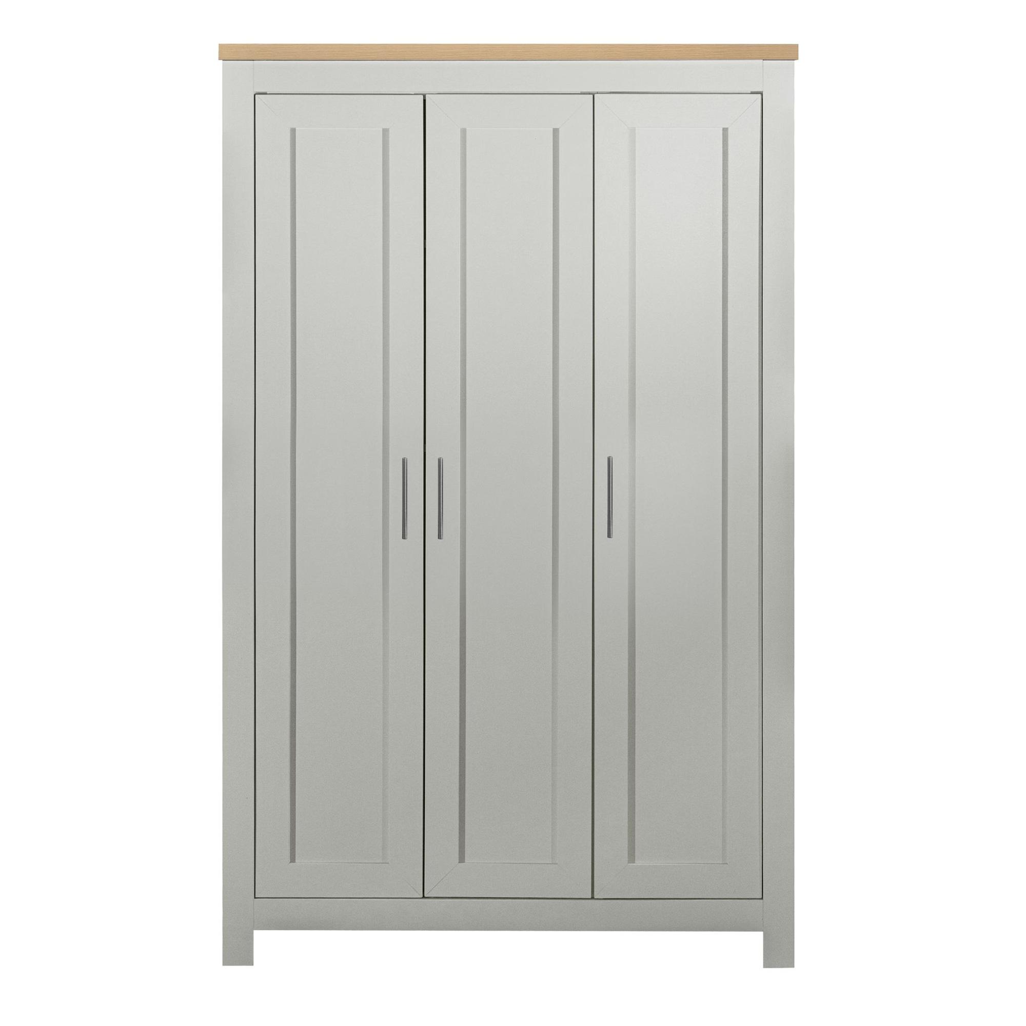 Highgate Wardrobe - 3 Door - Grey Painted