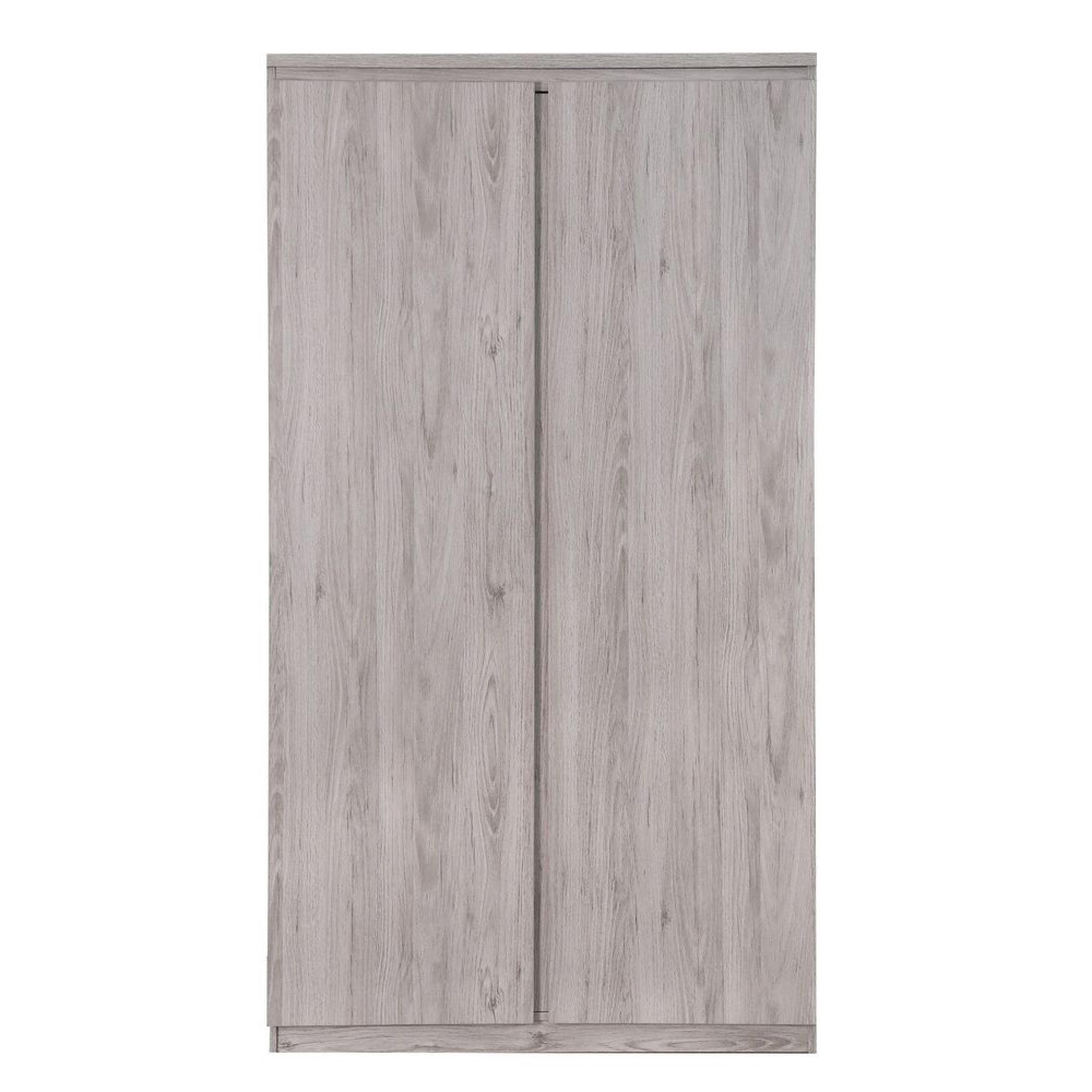 Jupiter Grey Oak Wardrobe - 2 Door