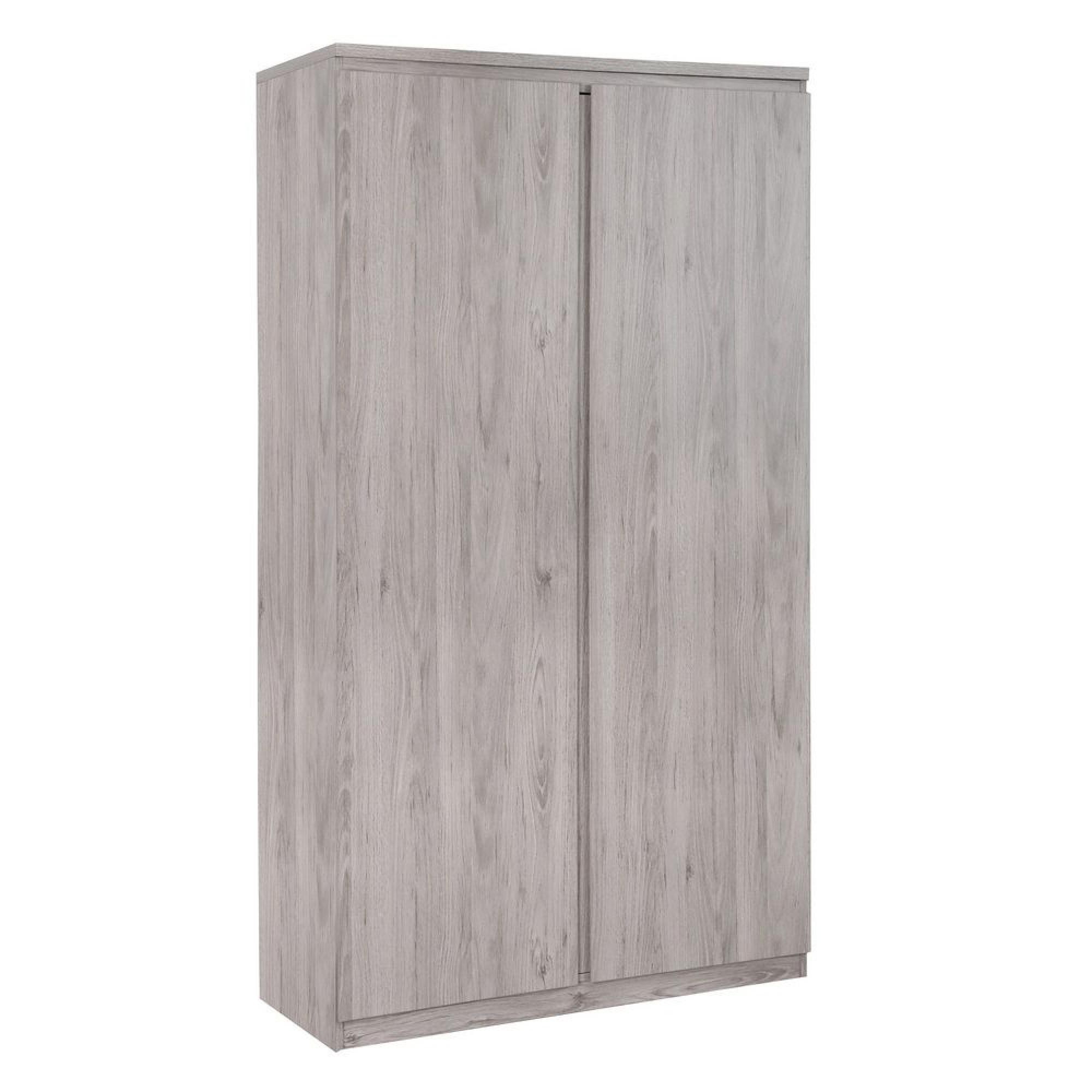 Jupiter Grey Oak Wardrobe - 2 Door