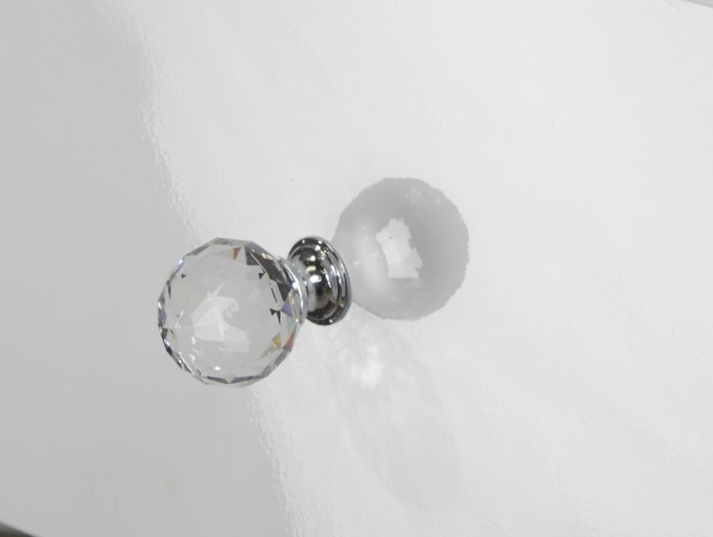 Lumiere Wardrobe - 2 Door - 2 Drawer - Tall - White Gloss