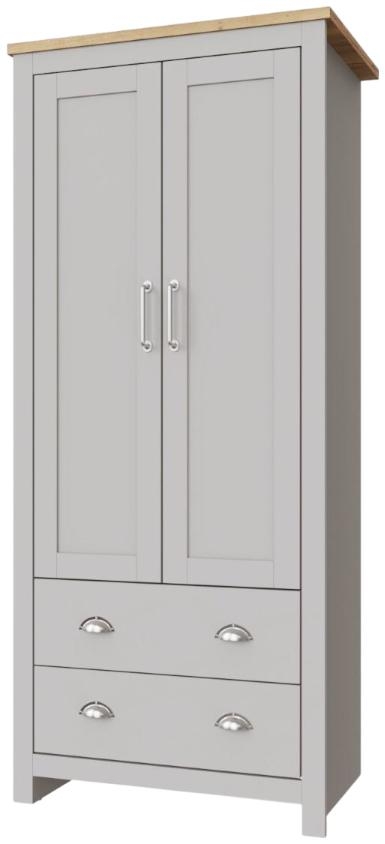 Lyman 2 Door 2 Drawer Wardrobe - Variant Available