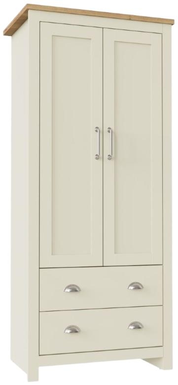 Lyman 2 Door 2 Drawer Wardrobe - Variant Available
