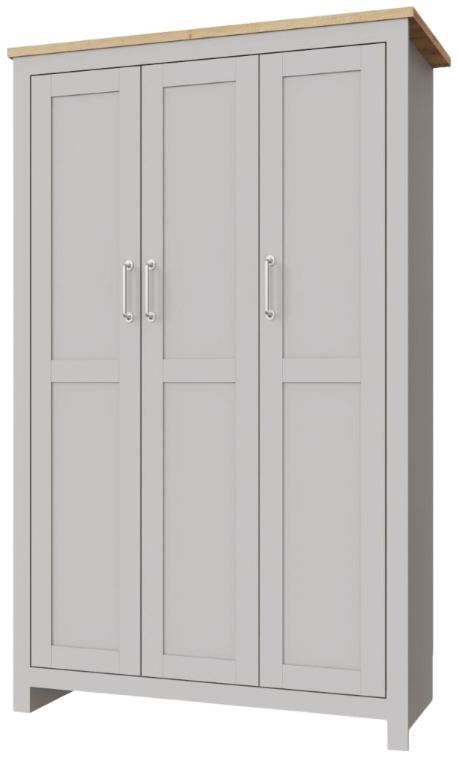Lyman 3 Door Wardrobe - Variant Available