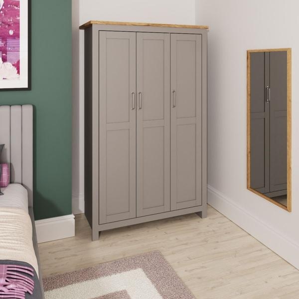 Lyman 3 Door Wardrobe - Variant Available