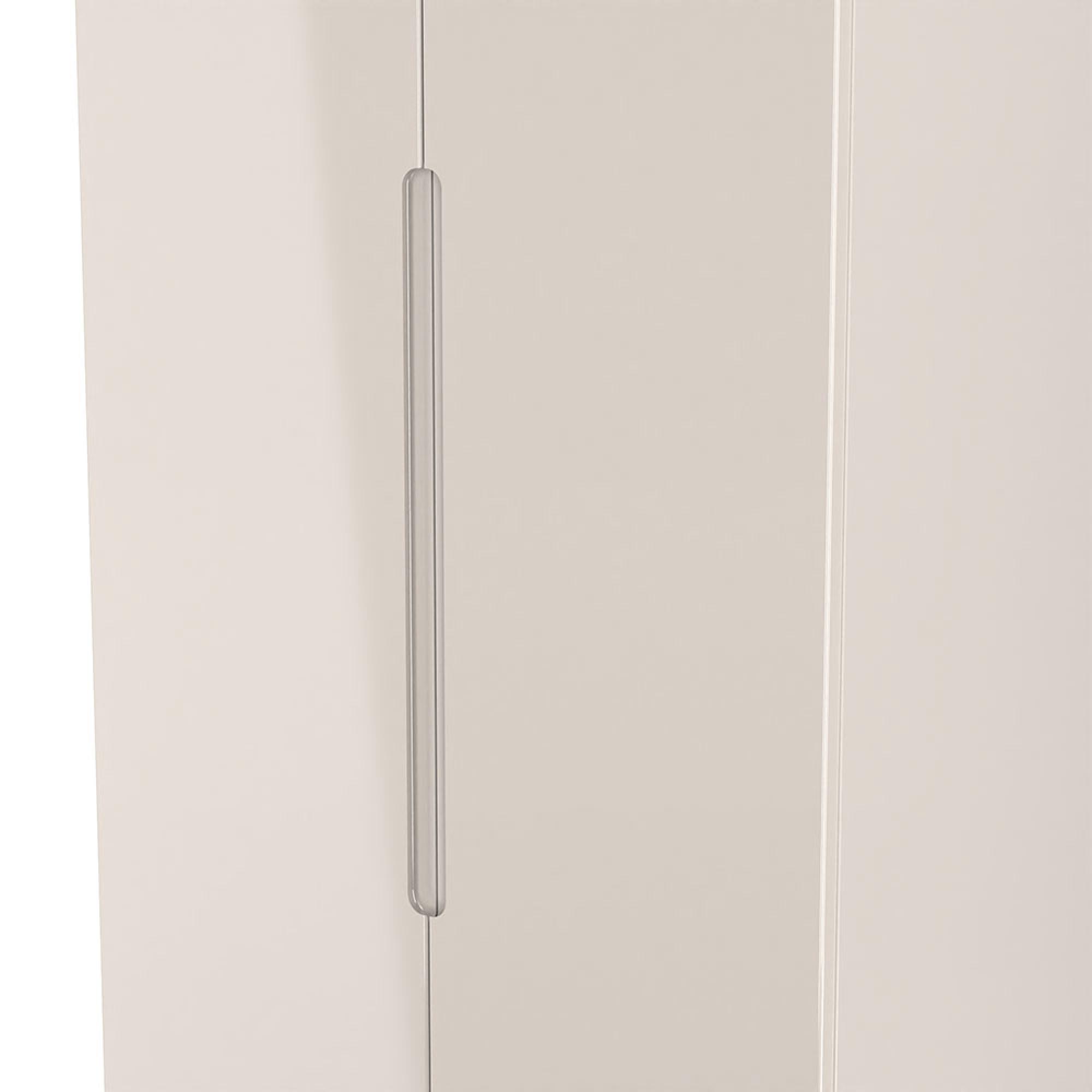 Milan Wardrobe - 2 Door - 2 Drawer - Double - Cashmere Gloss