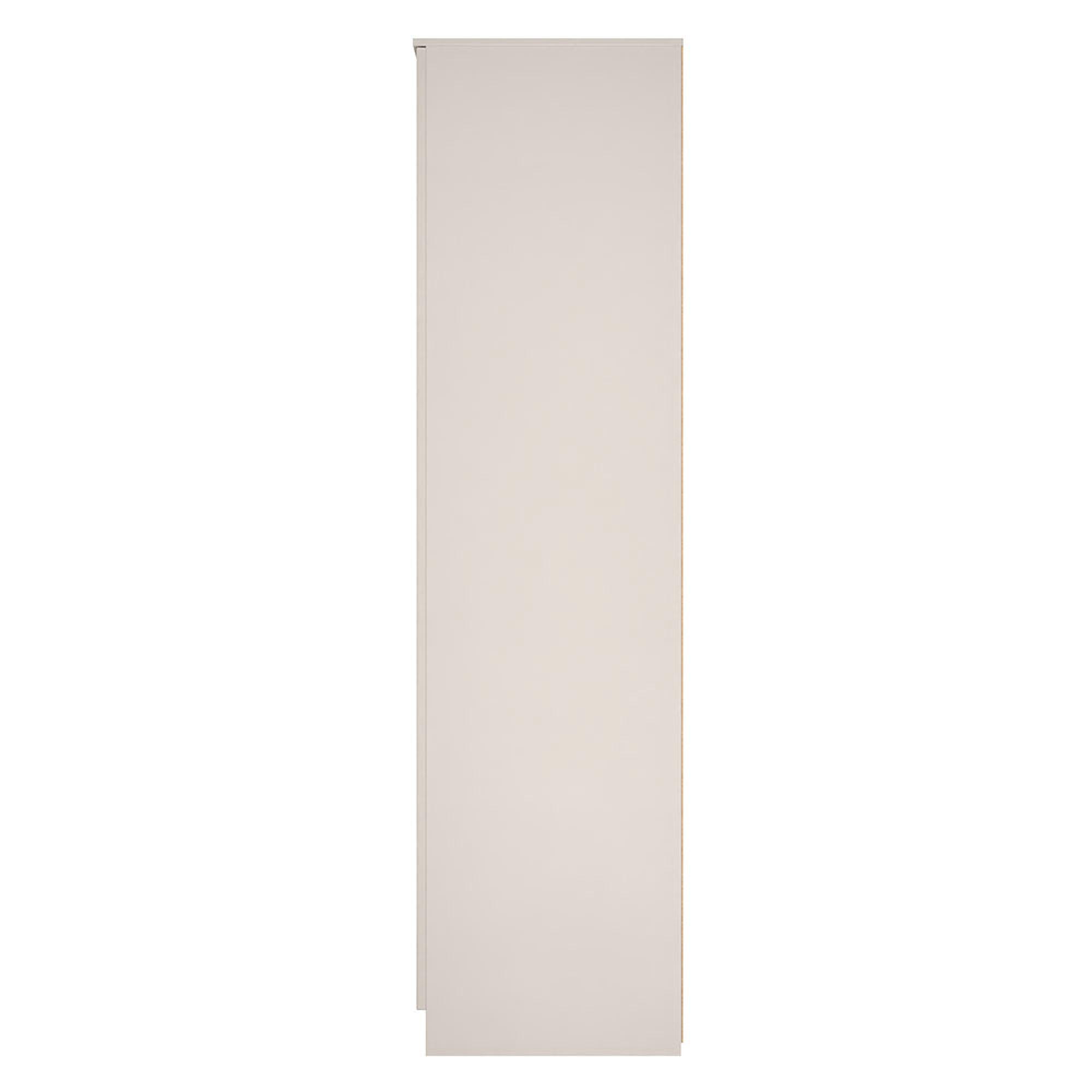 Milan Wardrobe - 2 Door - Plain - Tall - Cashmere Gloss