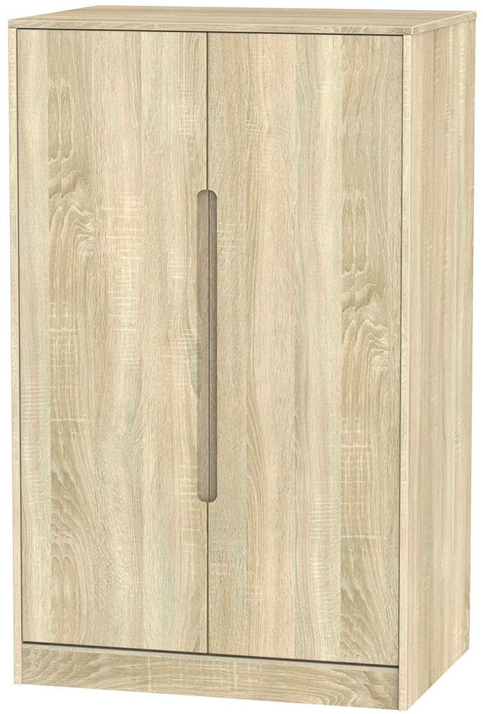 Monaco Oak Effect Midi Wardrobe