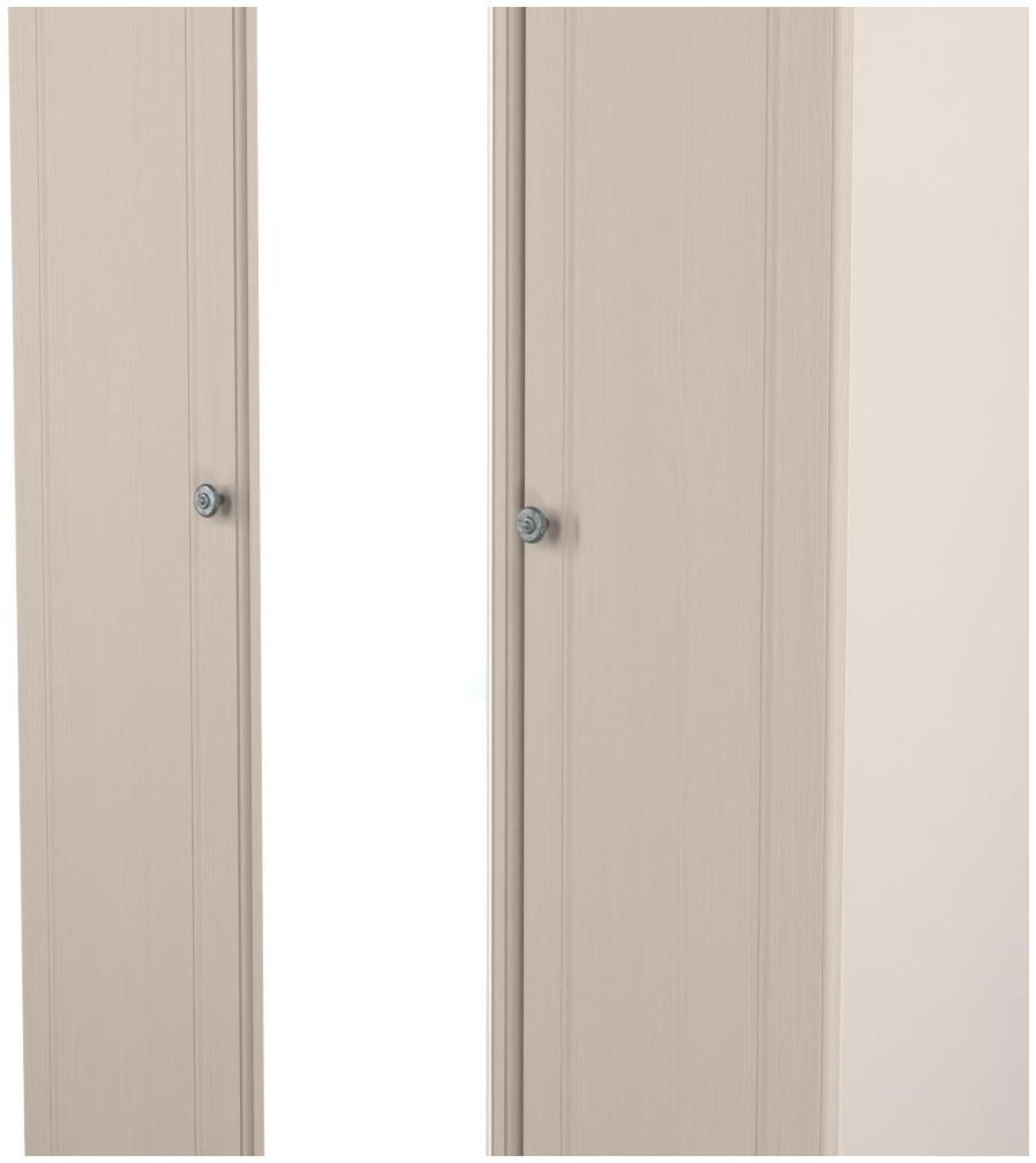 Norfolk Wardrobe - 3 Door - 1 Mirror - Triple - Cashmere and Oak
