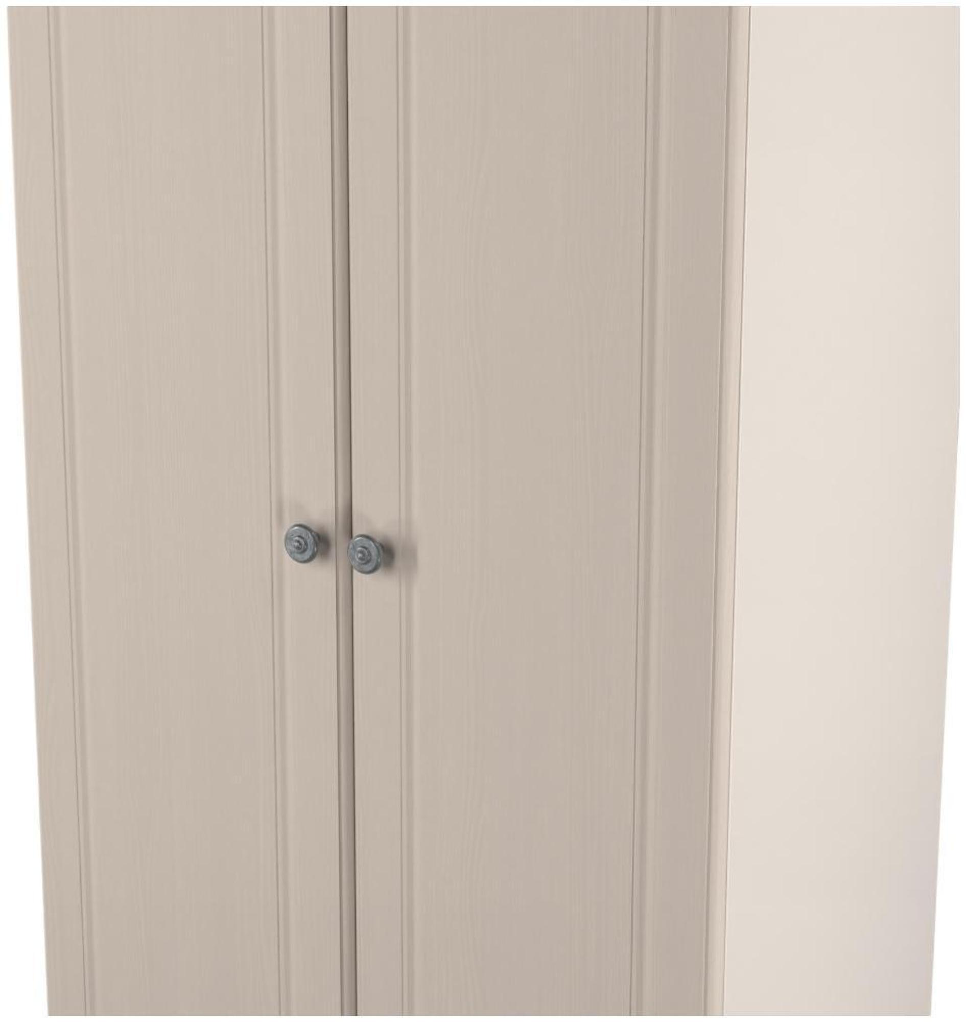 Norfolk Wardrobe - 2 Door - Plain - Cashmere and Oak