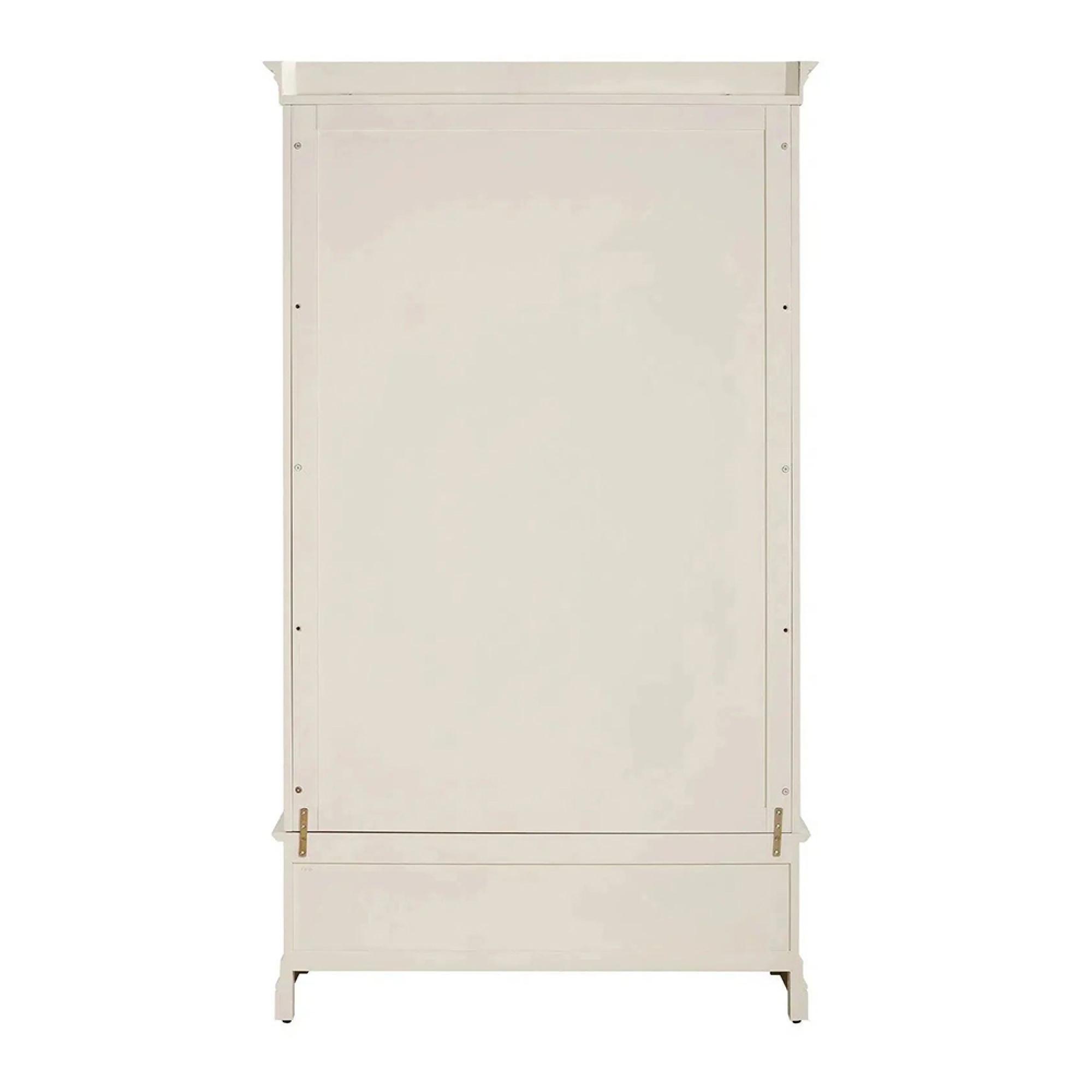 Paisley Cream Painted 2 Door Gents Wardrobe