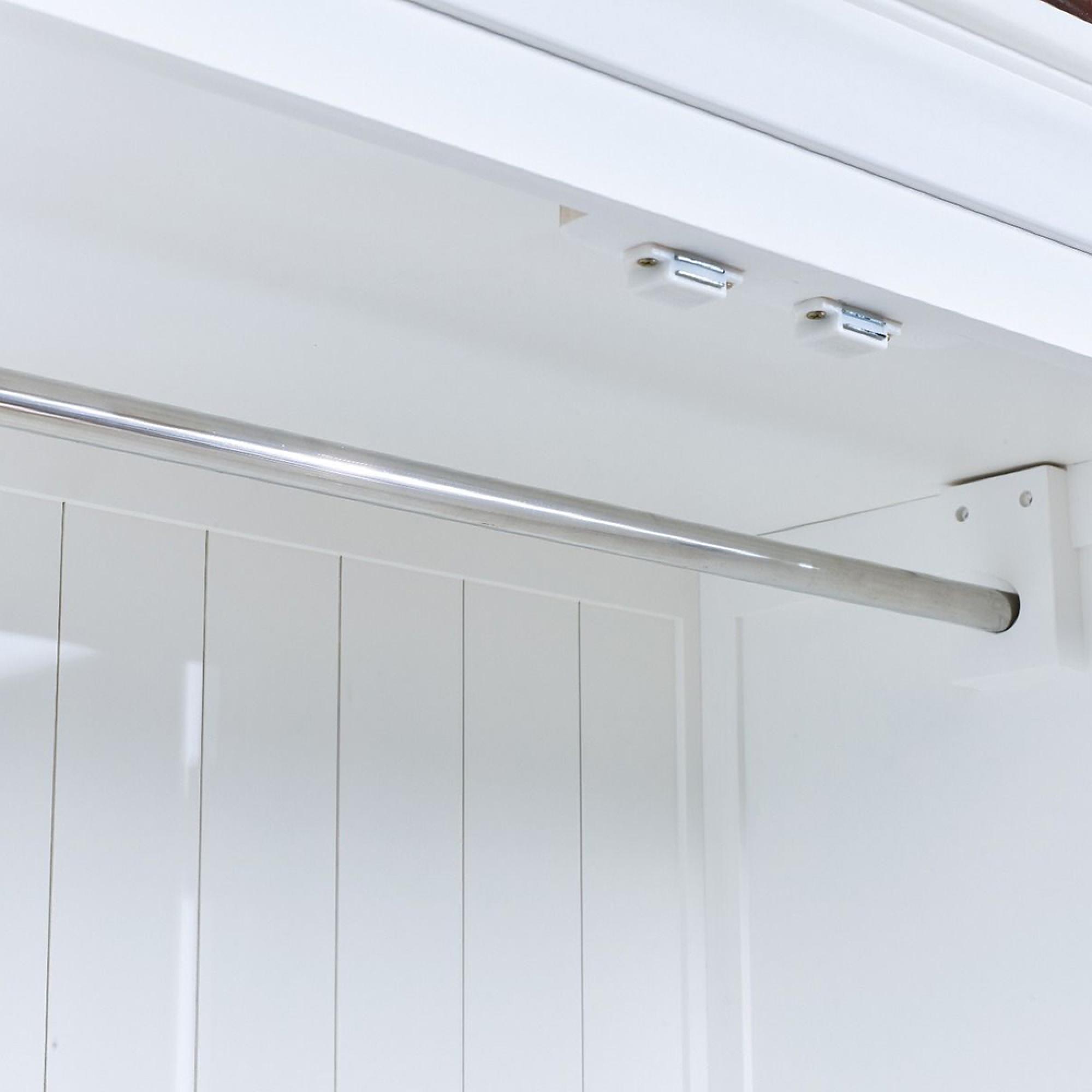 Paisley White Painted 3 Door Wardrobe