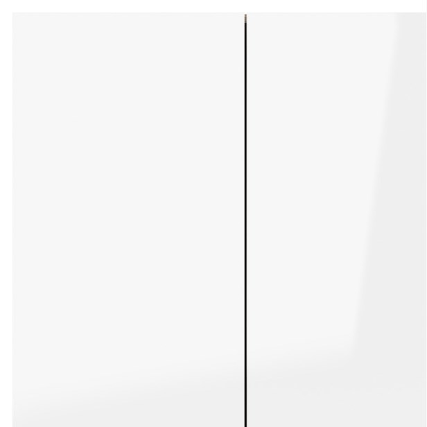 Pepe Oak Effect and White Gloss 3 Door Triple Wardrobe