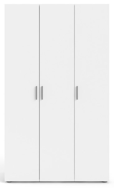 Pepe White 3 Door Triple Wardrobe