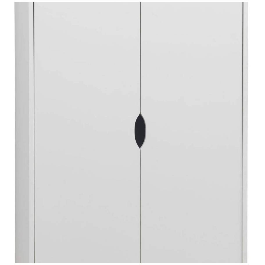 Perce White 2 Door 2 Drawer Wardrobe