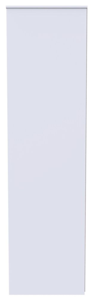 Pixel Wardrobe - 2 Door - Plain - Tall - White