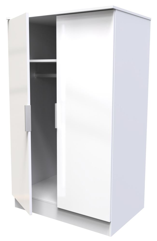 Plymouth Wardrobe - Midi - White Gloss