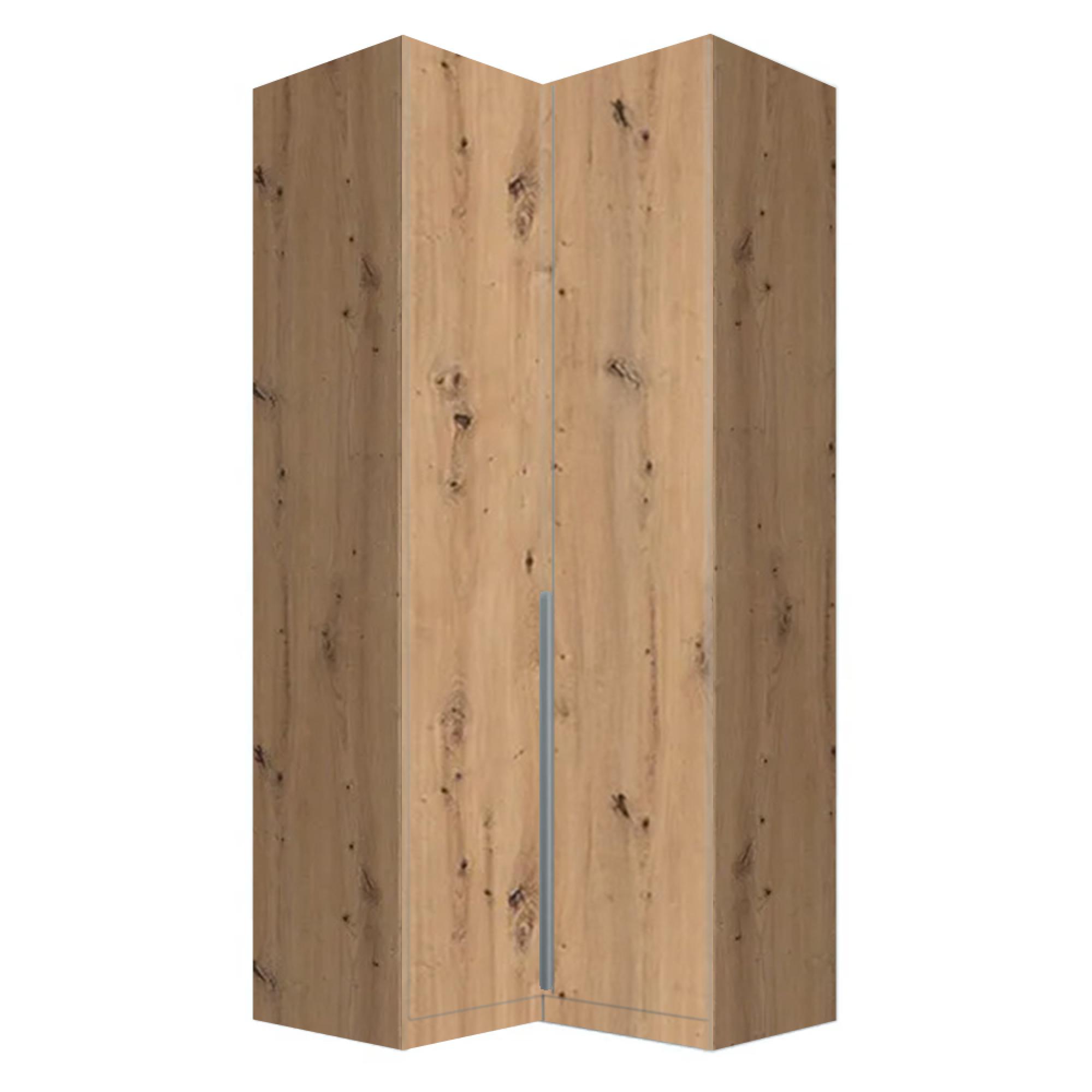 Rauch Alabama 100cm 2 Door Corner Wardrobe - Artisan Oak