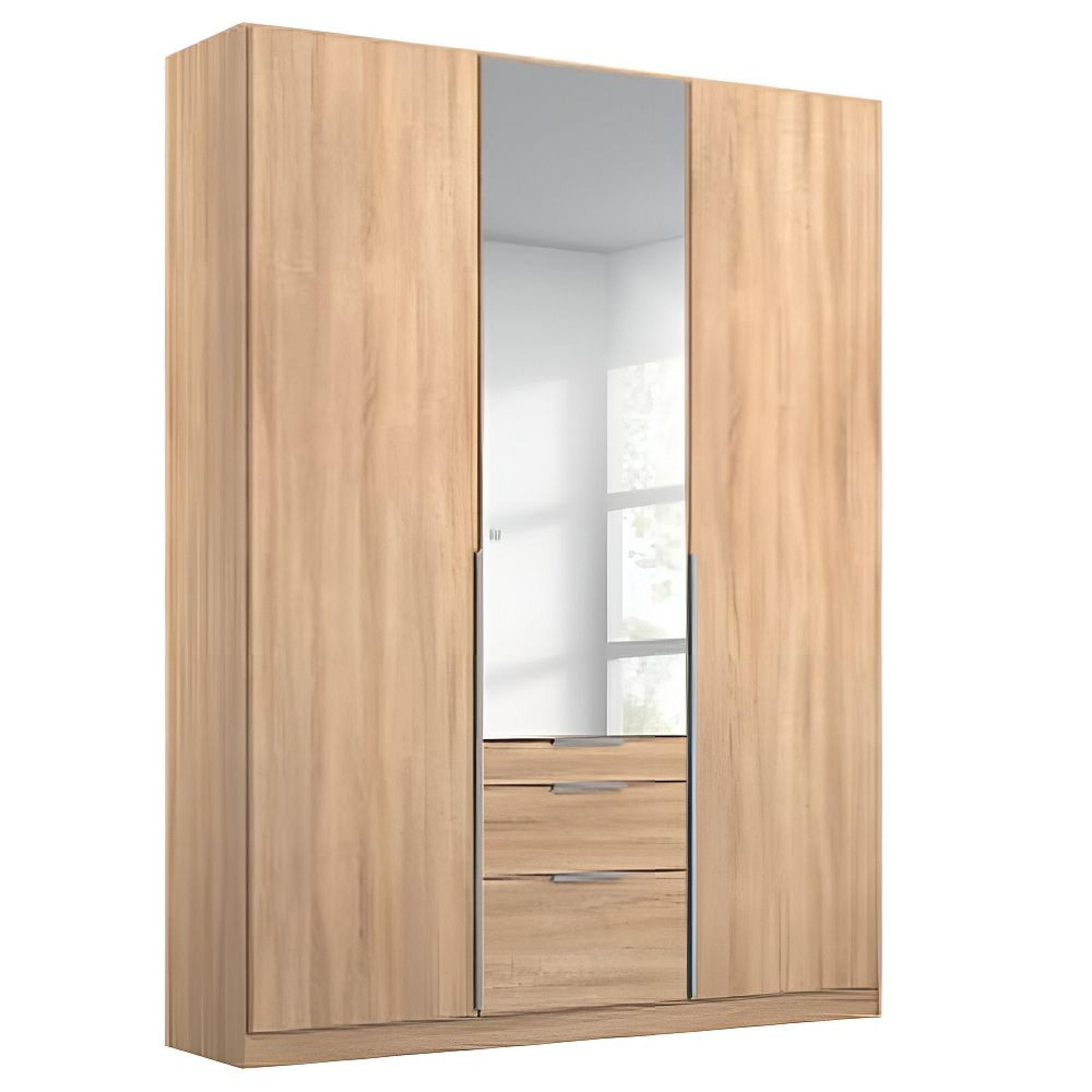 Rauch Alabama 136cm 3 Door Combi Wardrobe - Sonoma Oak