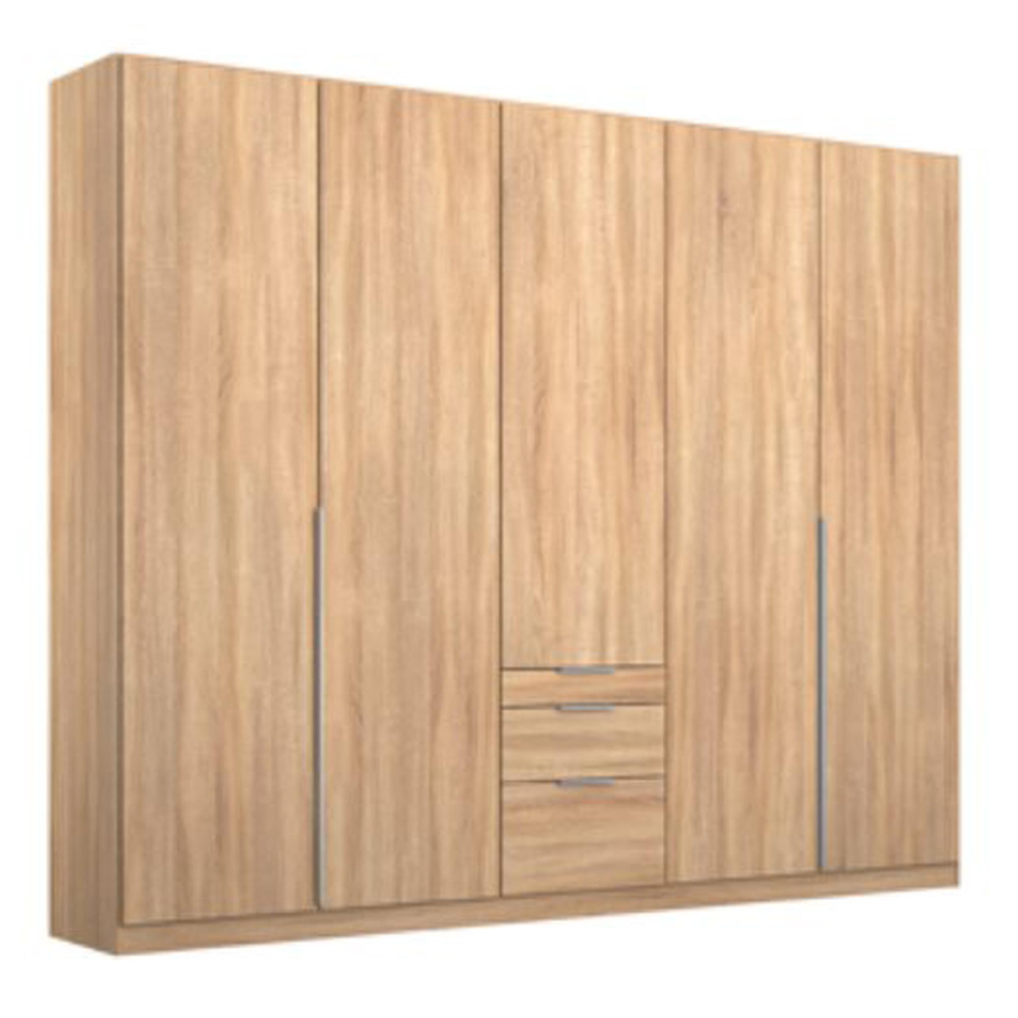 Rauch Alabama 226cm 5 Door Wardrobe with Drawer - Sonoma Oak