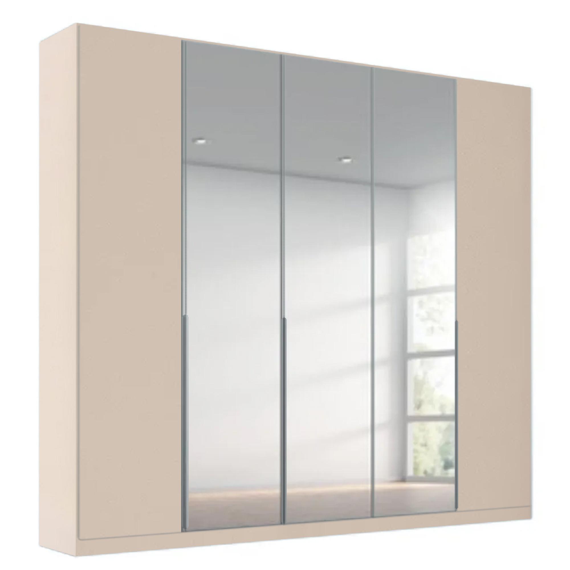 Rauch Alabama 226cm 5 Door Wardrobe with Mirror - Champagne