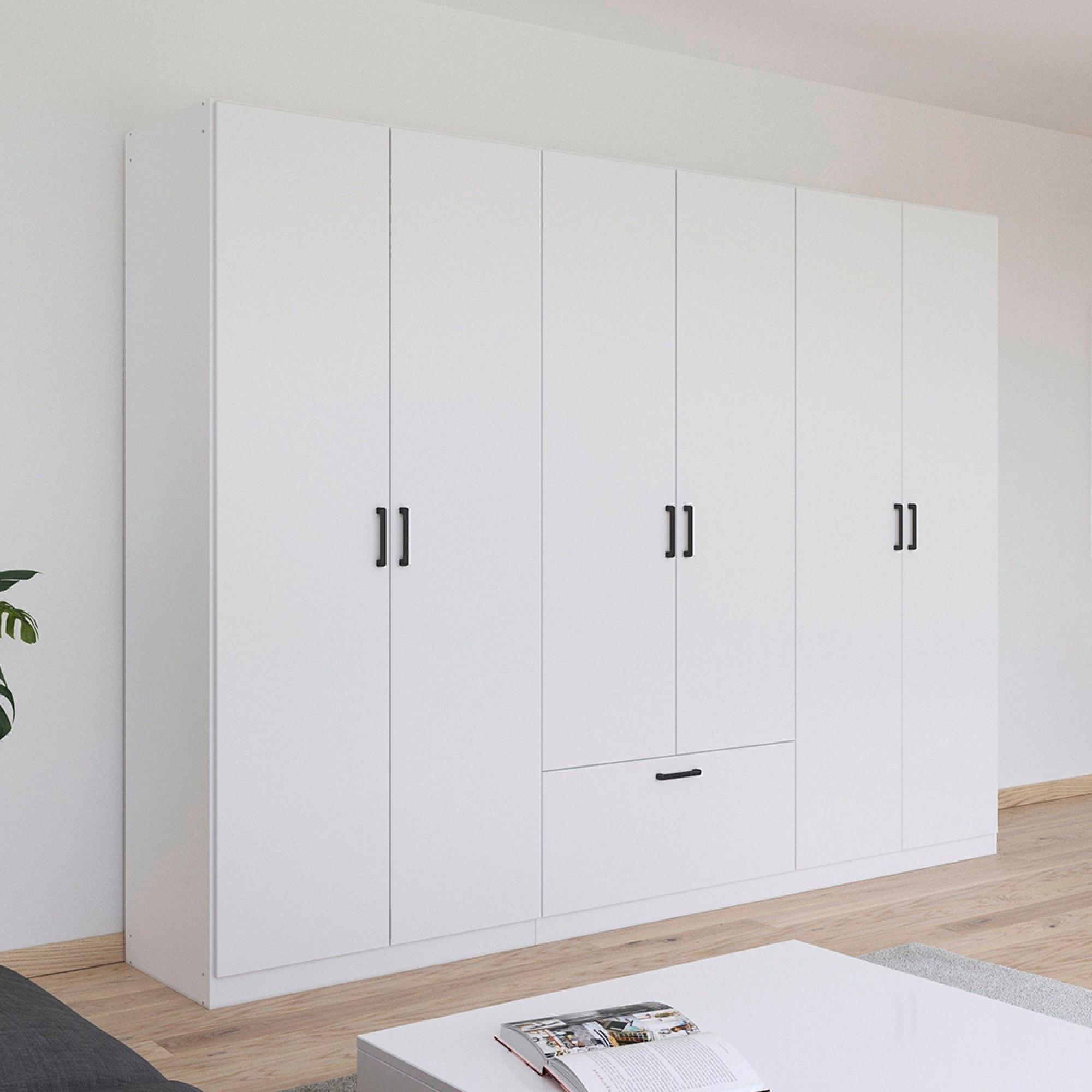 Rauch Bari 271cm 6 Door Wardrobe - Alpine White
