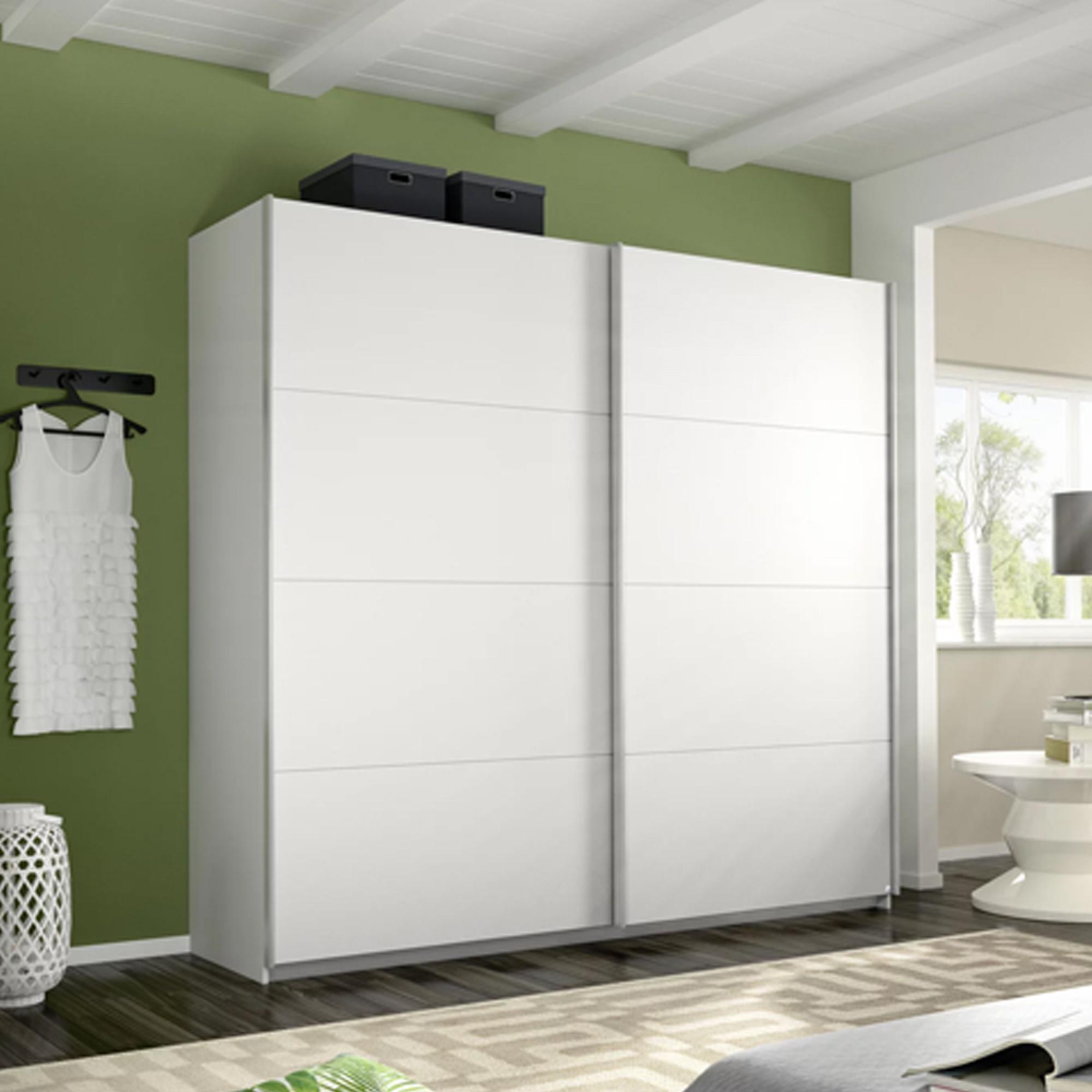 Rauch Belluno 226cm 2 Door Sliding Wardrobe - Alpine White