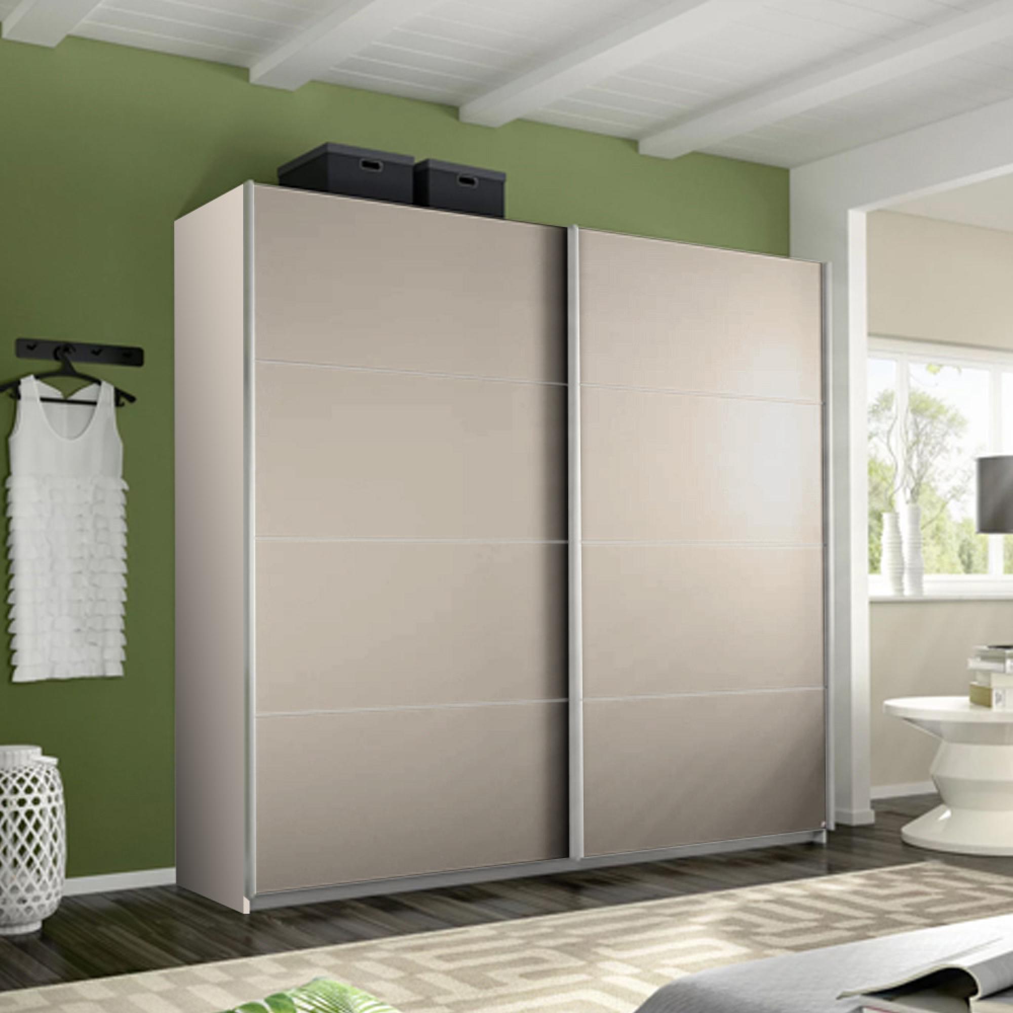 Rauch Belluno 226cm 2 Door Sliding Wardrobe - Champagne