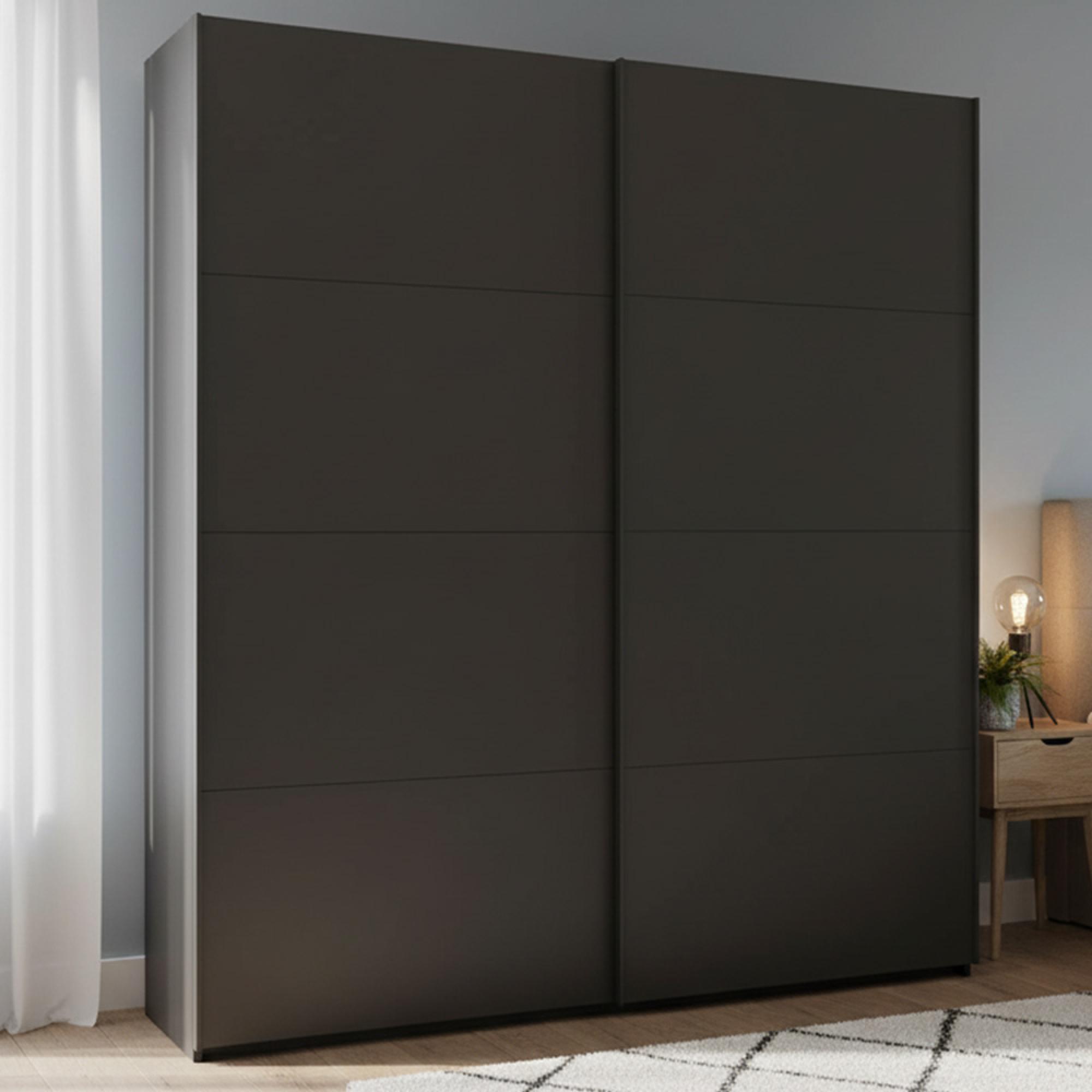 Rauch Beluga Extra 181cm 2 Door Sliding Wardrobe - Graphite
