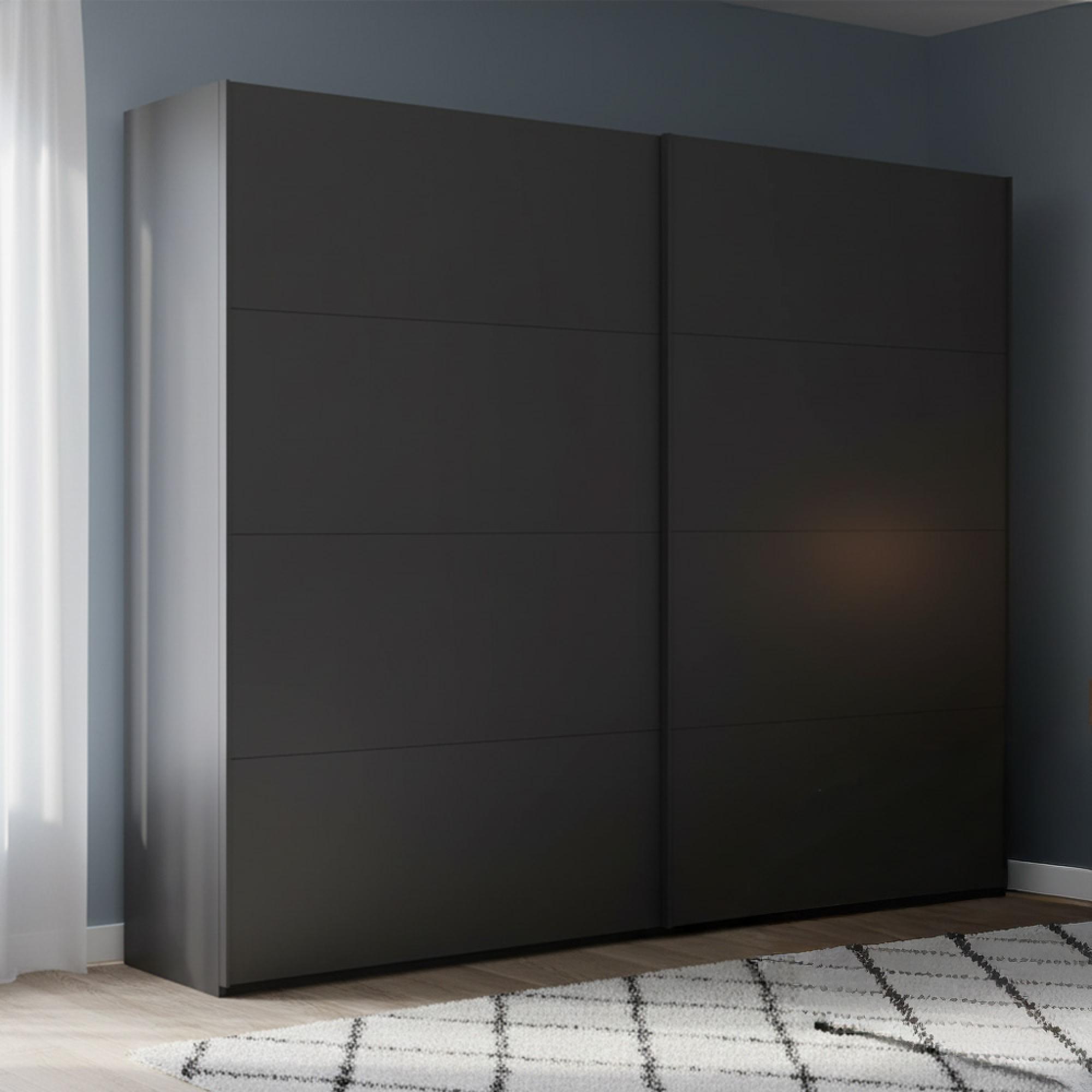 Rauch Beluga Extra 226cm 2 Door Sliding Wardrobe - Graphite