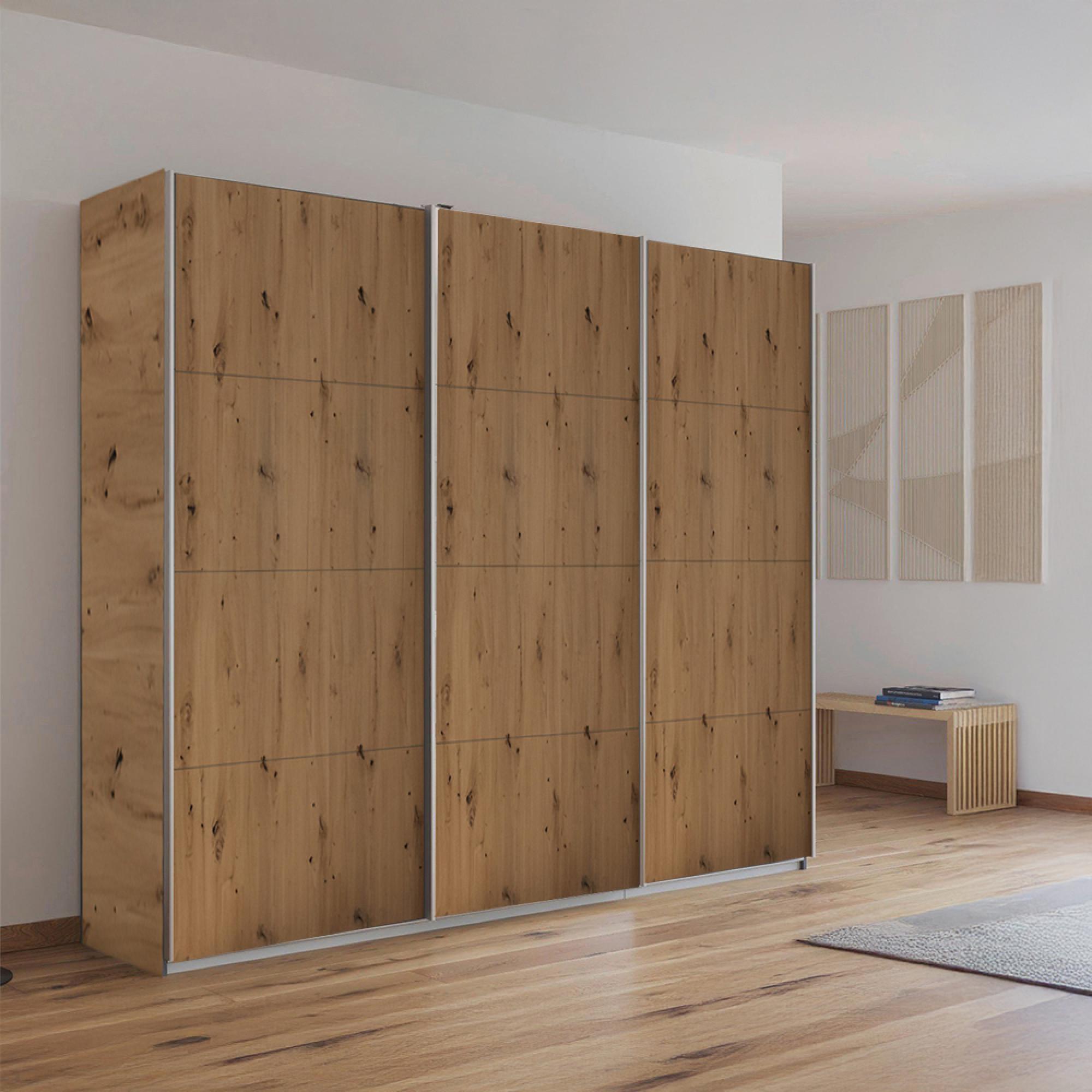 Rauch Kulmbach 203cm 3 Door Sliding Wardrobe - Artisan Oak