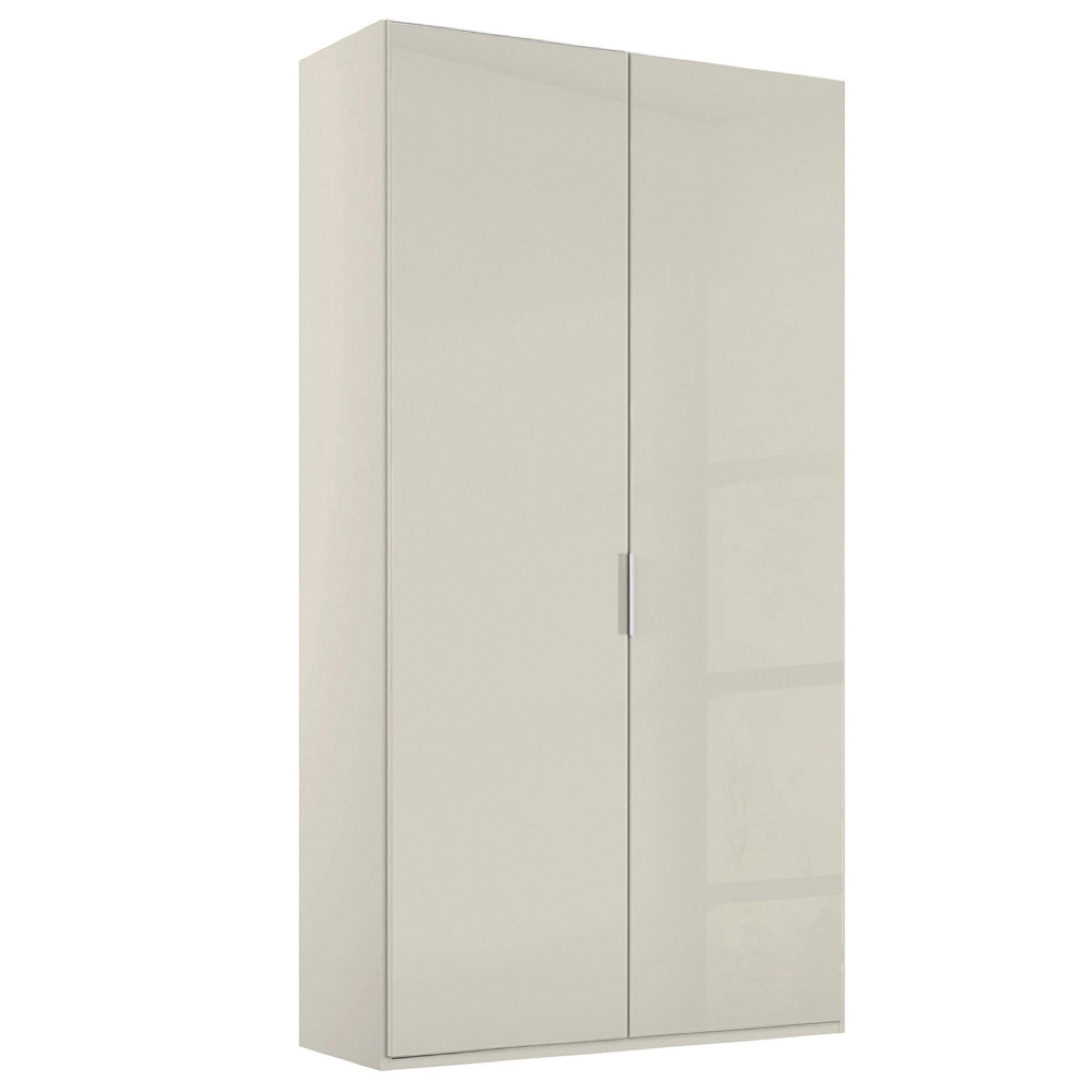 Rauch Miramar Type-5 101cm 2 Door Wardrobe - Champagne and Champagne Glass