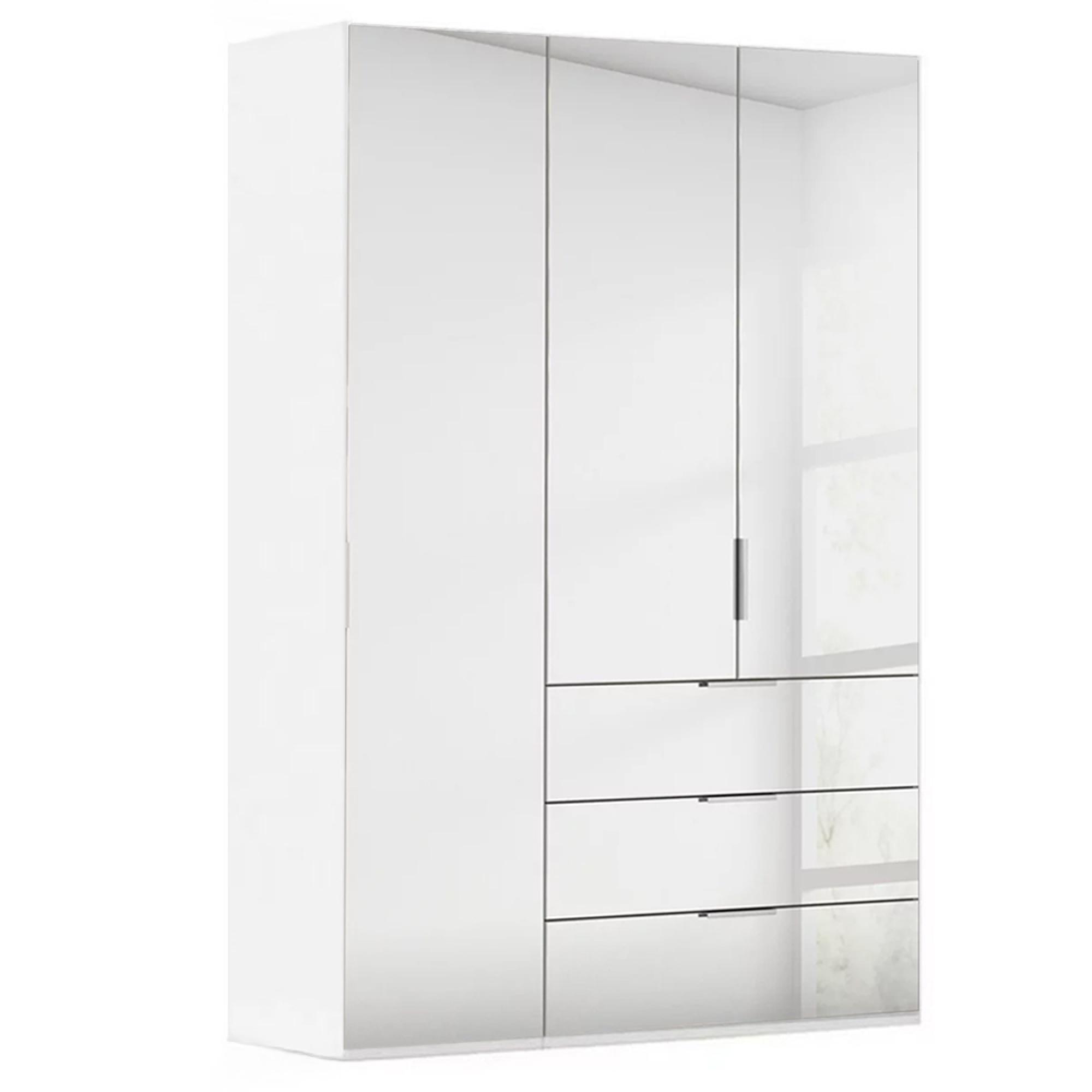 Rauch Miramar Type-5 151cm 3 Door Combi Wardrobe - Alpine White