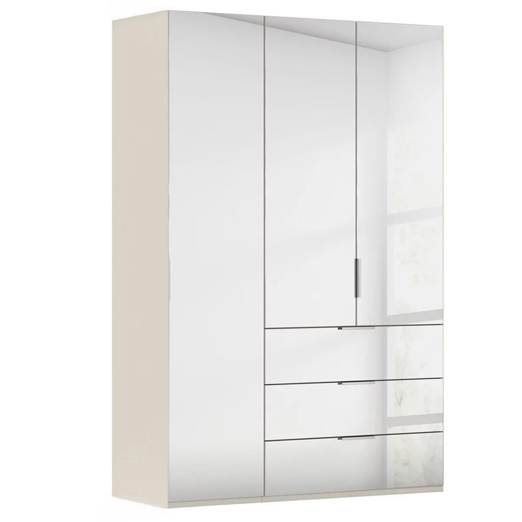 Rauch Miramar Type-5 151cm 3 Door Combi Wardrobe - Champagne