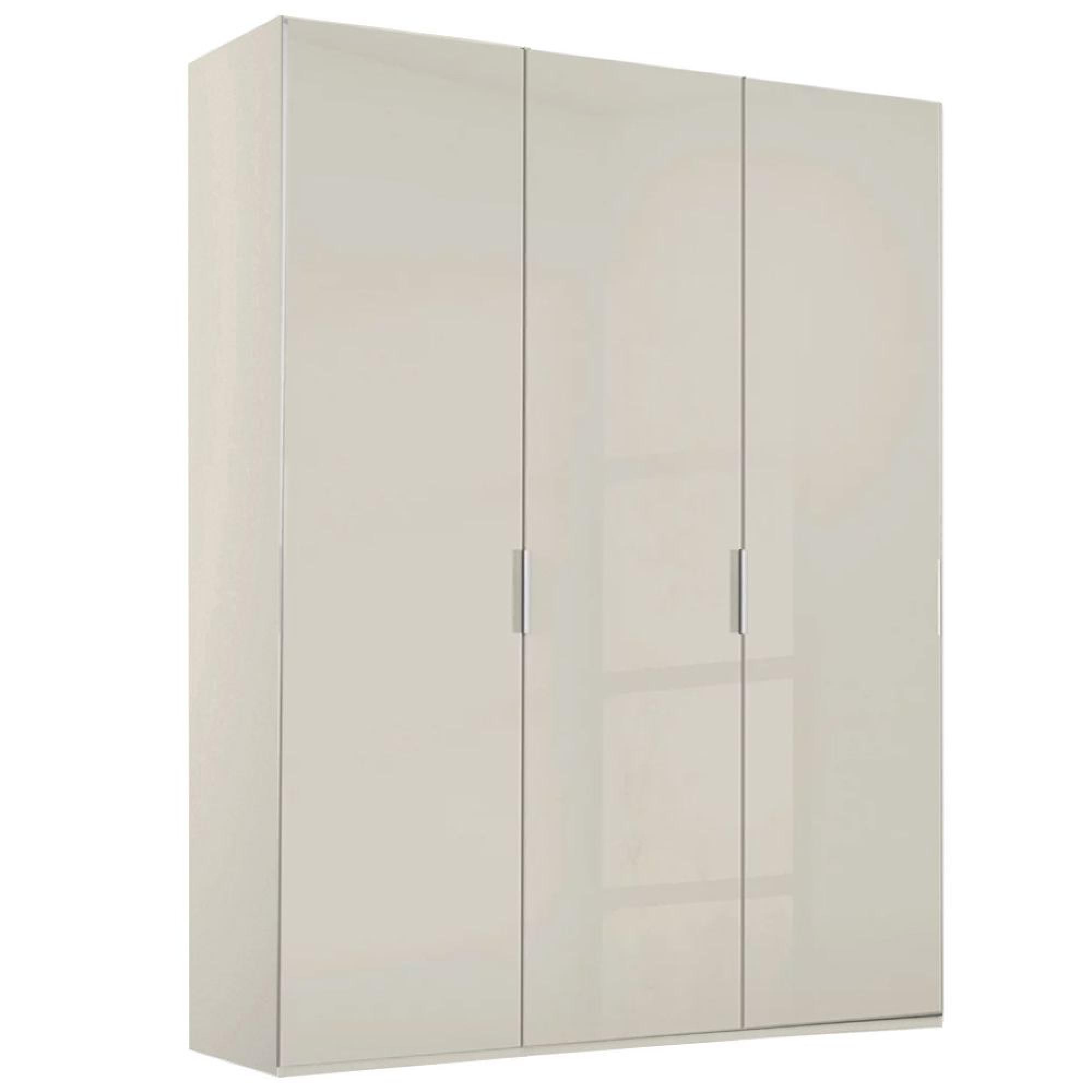Rauch Miramar Type-5 151cm 3 Door Wardrobe - Champagne and Champagne Glass