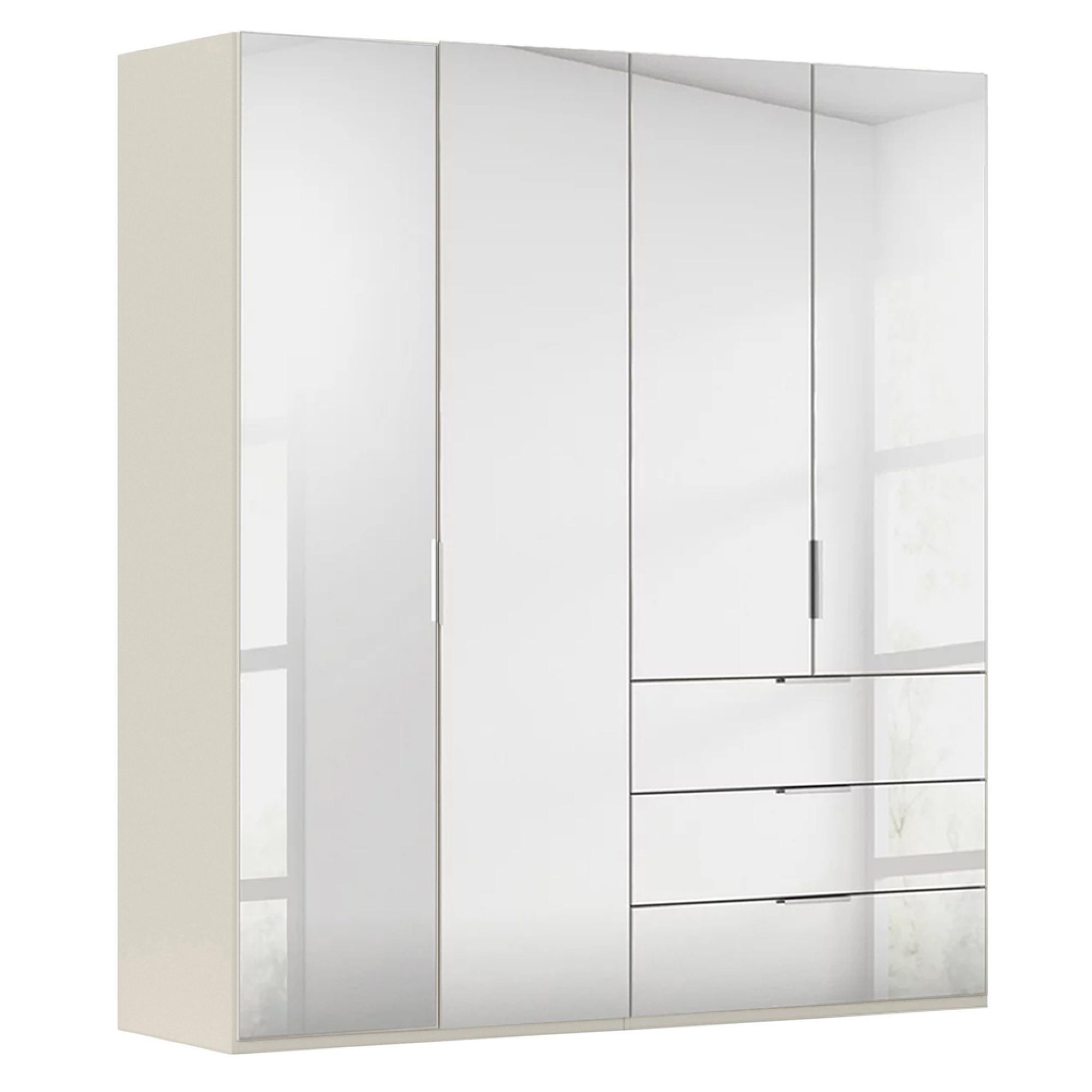 Rauch Miramar Type-5 201cm 4 Door Combi Wardrobe - Champagne