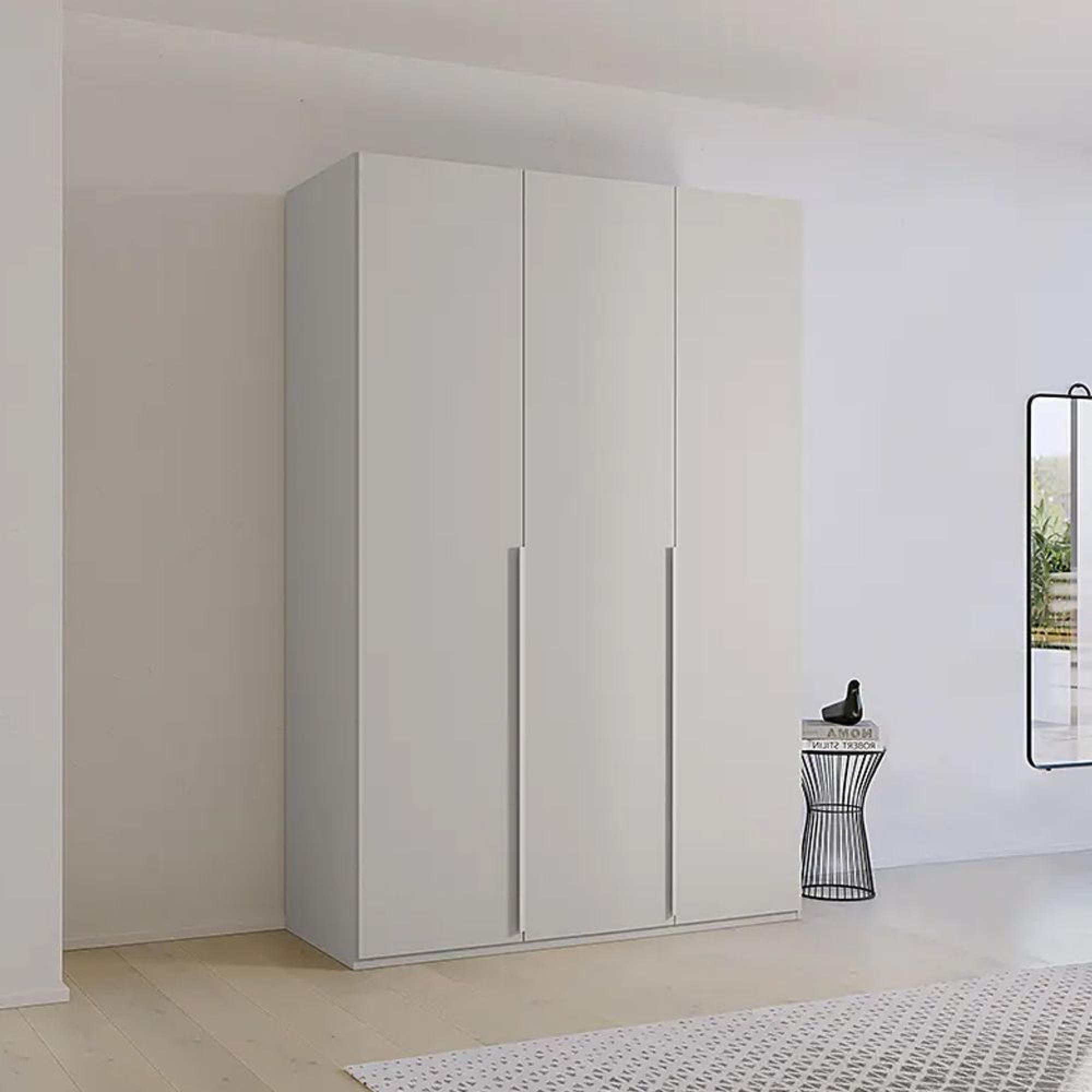 Rauch Purisma 151cm 3 Door Wardrobe - Silk Grey