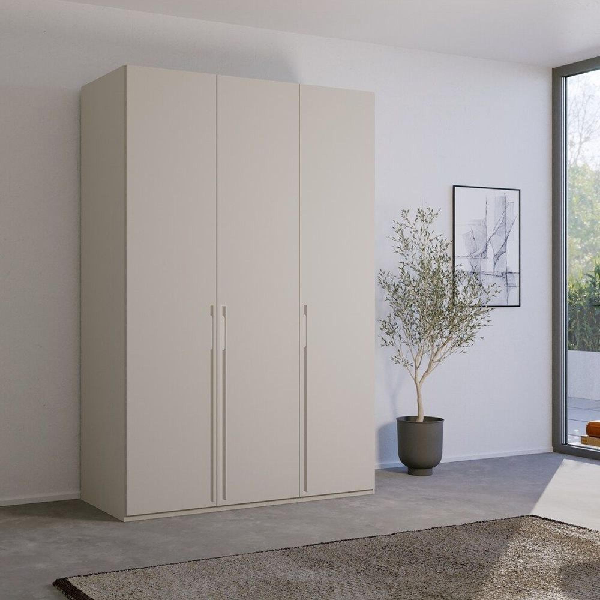 Rauch Skat Pure 151cm 3 Door Wardrobe - Silk Grey