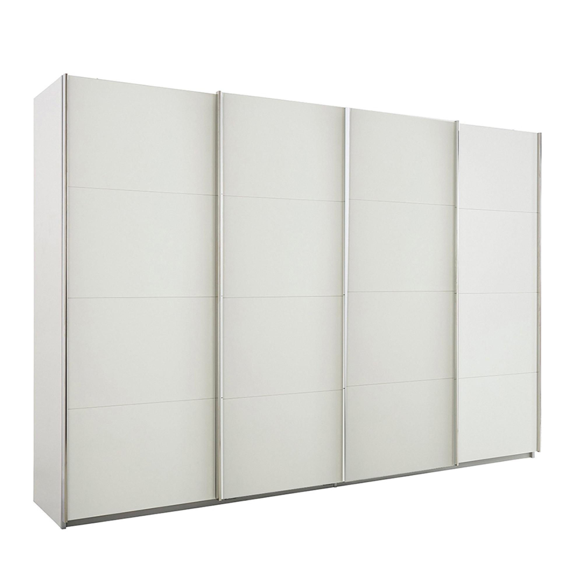 Rauch Syncrono 316cm 4 Door Sliding Wardrobe - Alpine White