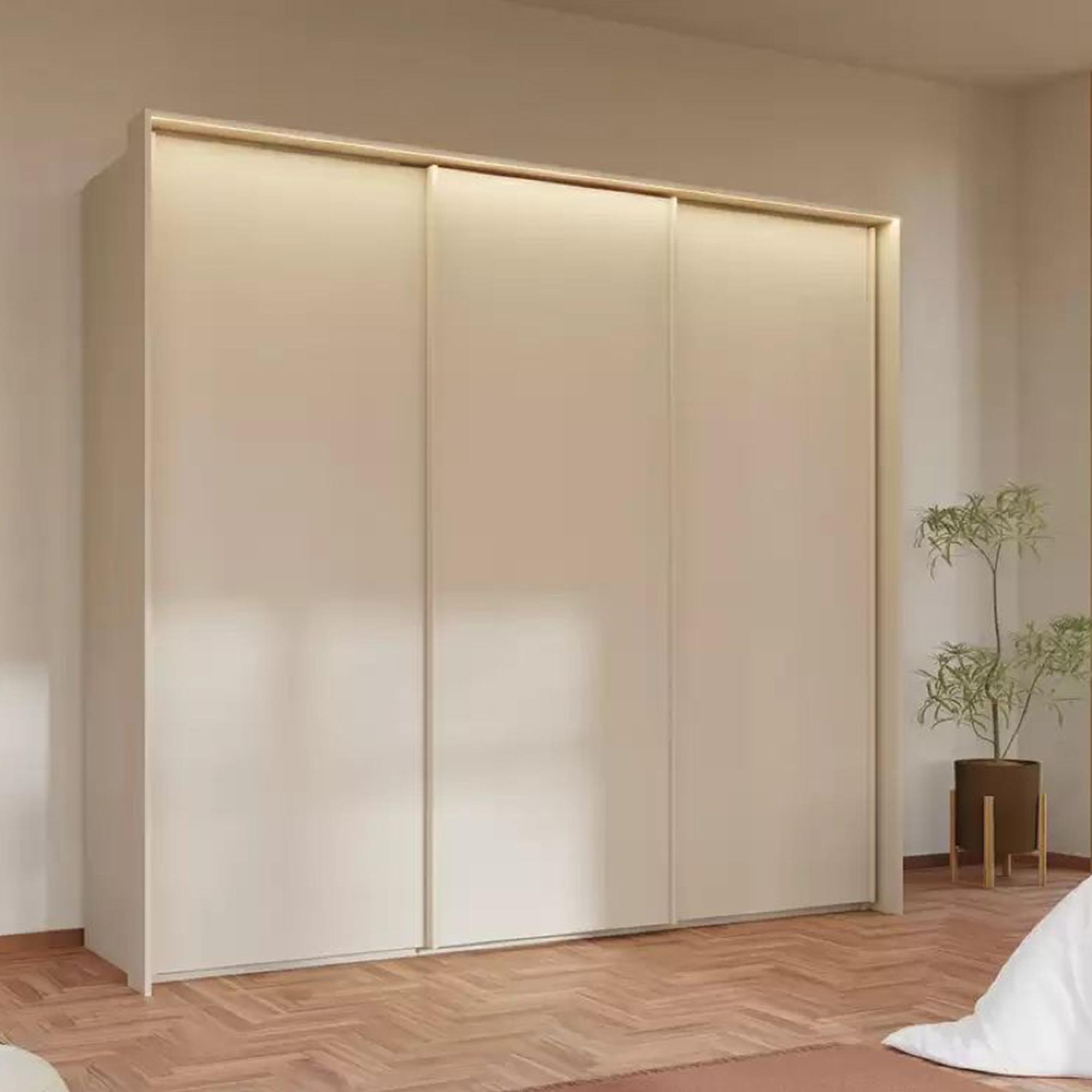 Rauch Taro 242cm 3 Door Sliding Wardrobe - Champagne
