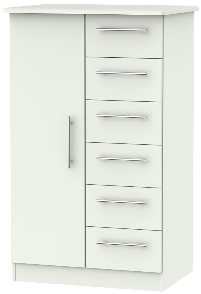 Sherwood Porcelain 1 Door Midi Wardrobe