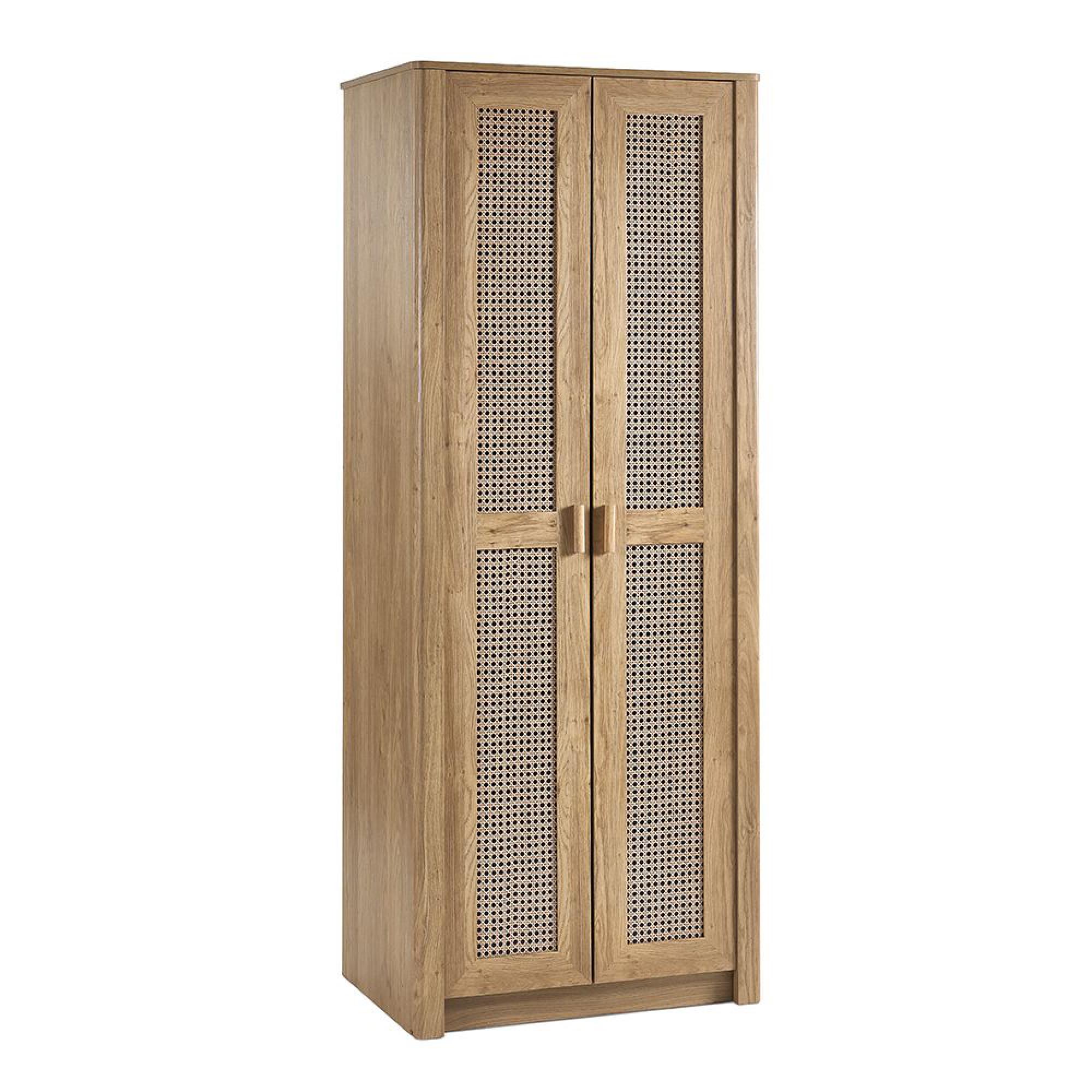 Sydney Wardrobe - 2 Door - Faux Rattan