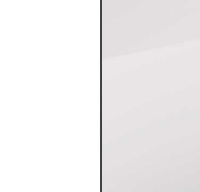 Rauch Erimo Alpine White Carcase with Crystal White Glass Front A193B