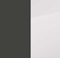 Rauch Erimo Graphite Carcase with Crystal White Glass Front A199B