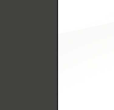 Graphite Carcase with High Polish White Front A078A