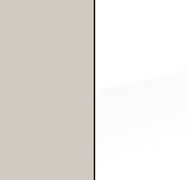 Silk Grey Carcase with High Polish White Front A077C