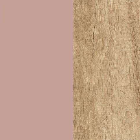 Kobe Pink Front with Nebraska Oak Base