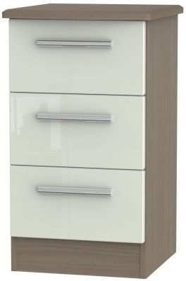 Kaschmir High Gloss Front and Toronto Walnut Base Unit